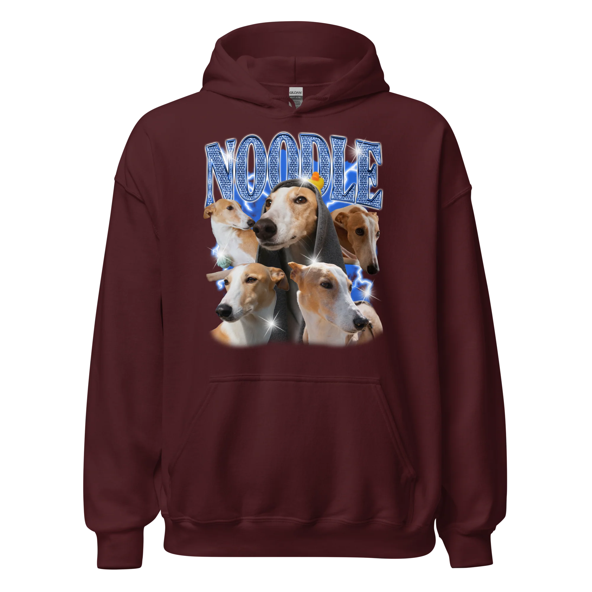 Create Your Own Custom Bling Pet Bootleg Hoodie - Image 9