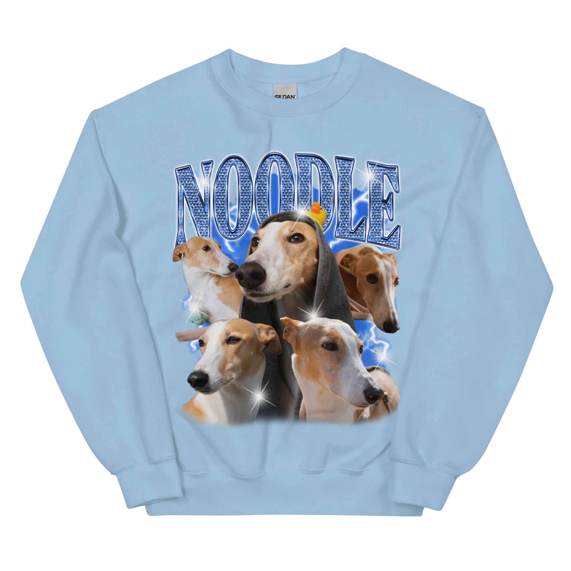 CUSTOM Create Your Own Custom Bling Pet Bootleg Sweatshirt - Image 4