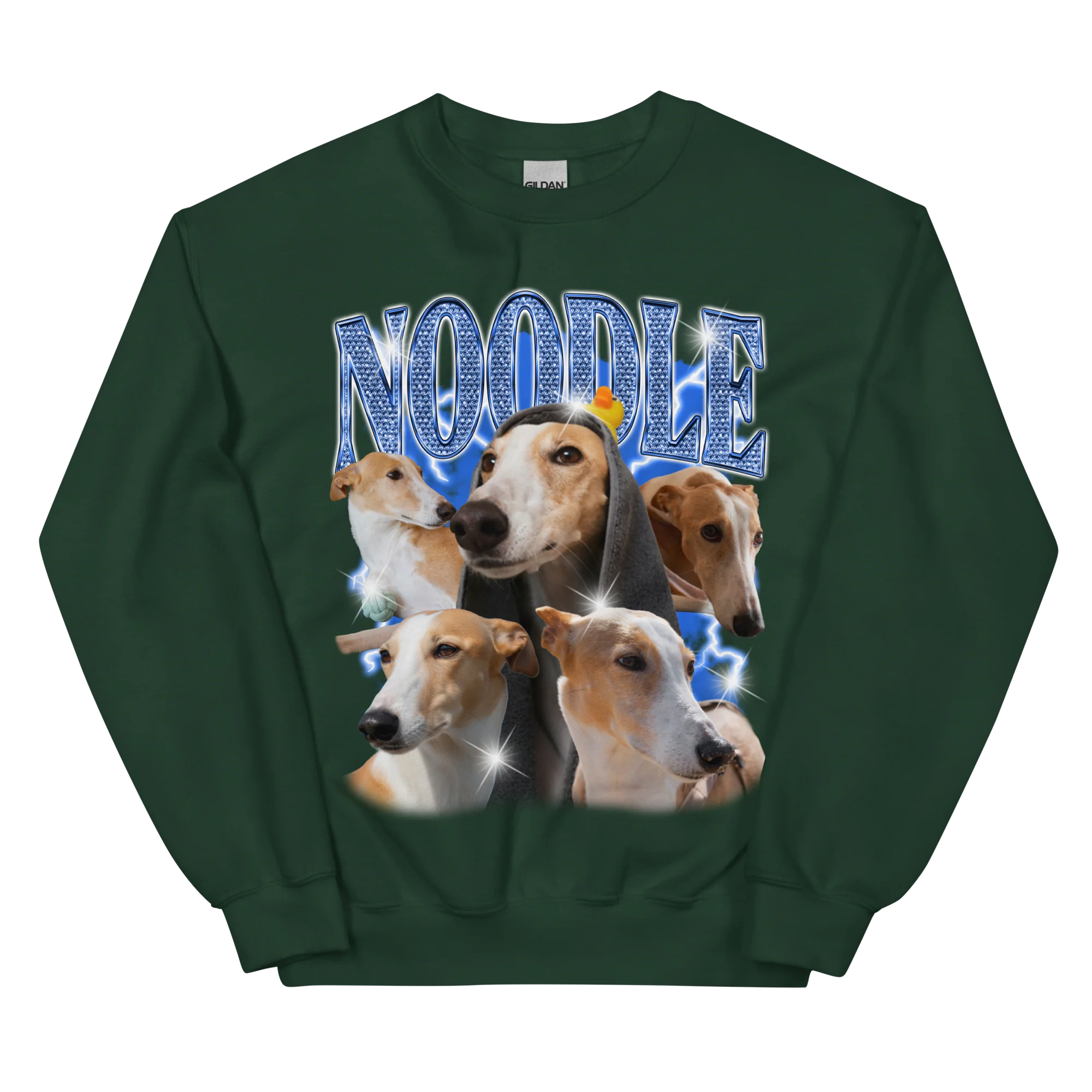 CUSTOM Create Your Own Custom Bling Pet Bootleg Sweatshirt - Image 8