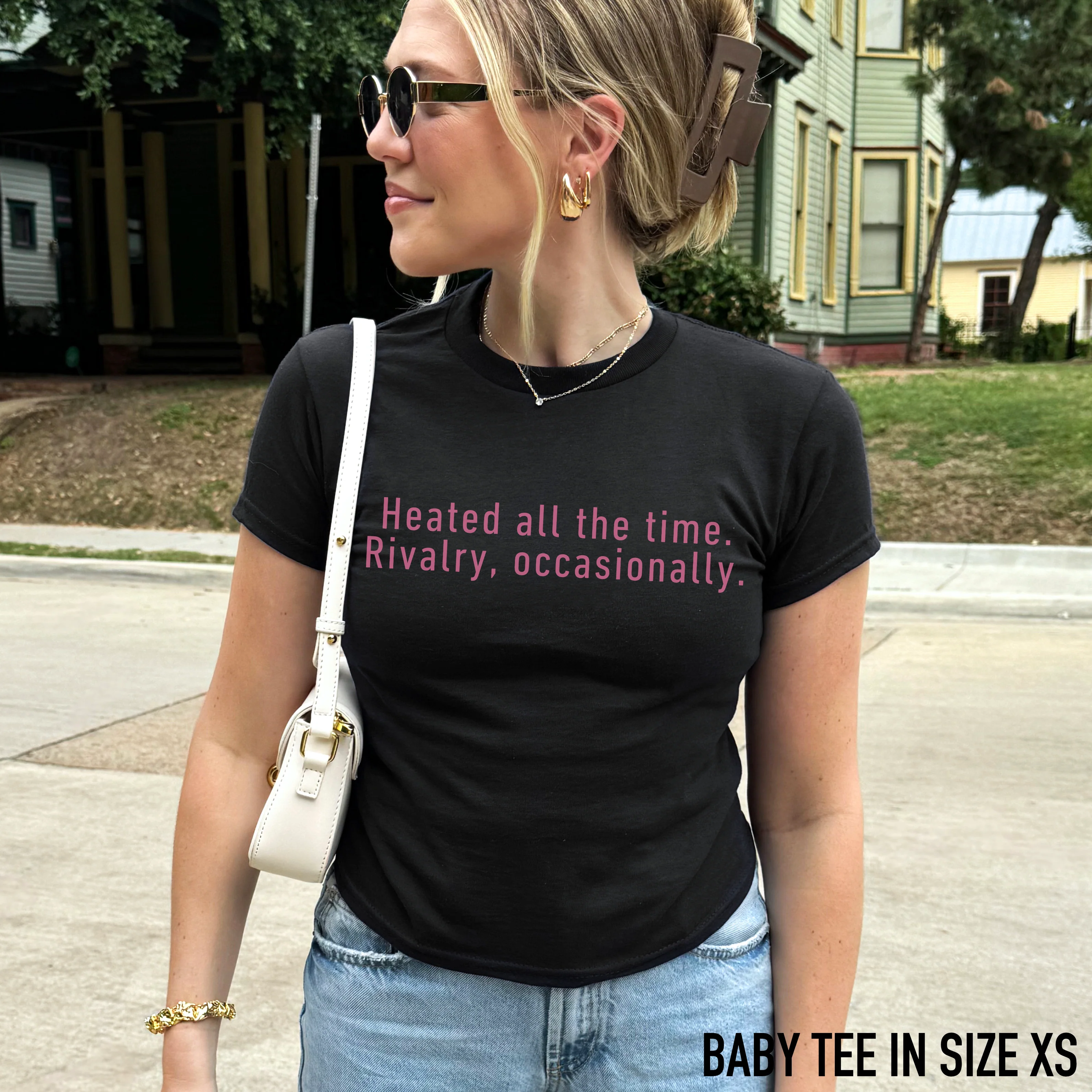 CUSTOM All The Time, Occasionally Baby Tee - Image 2
