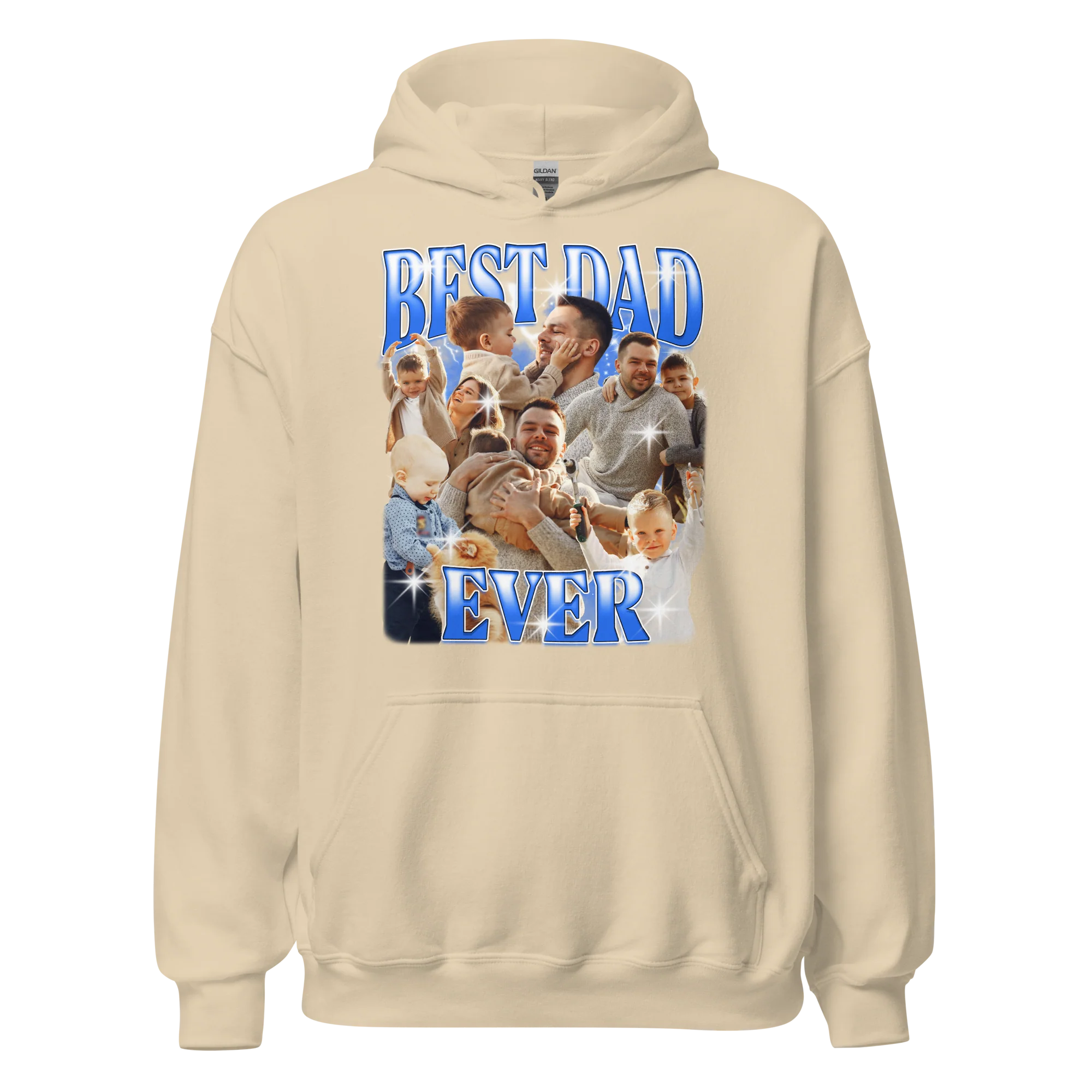CUSTOM Best Dad Ever Photo Bootleg Hoodie - Image 8