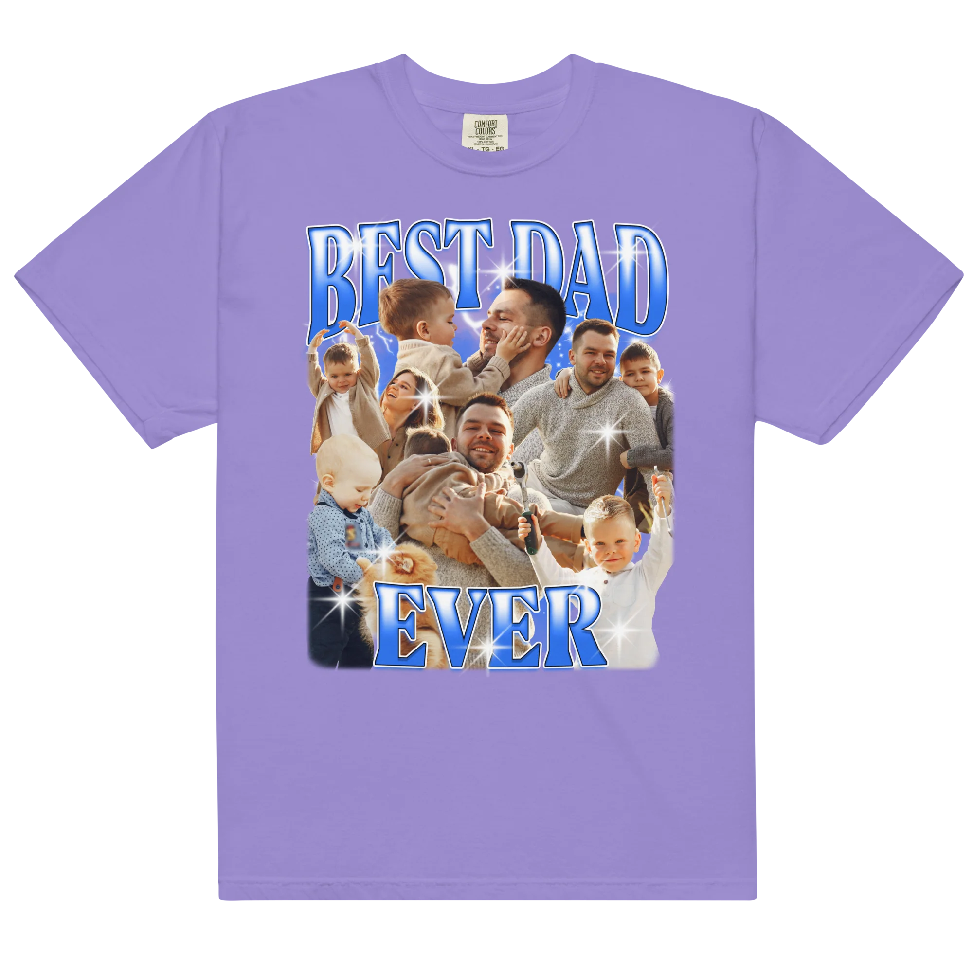 CUSTOM Best Dad Ever Photo Bootleg T-Shirt - Image 10