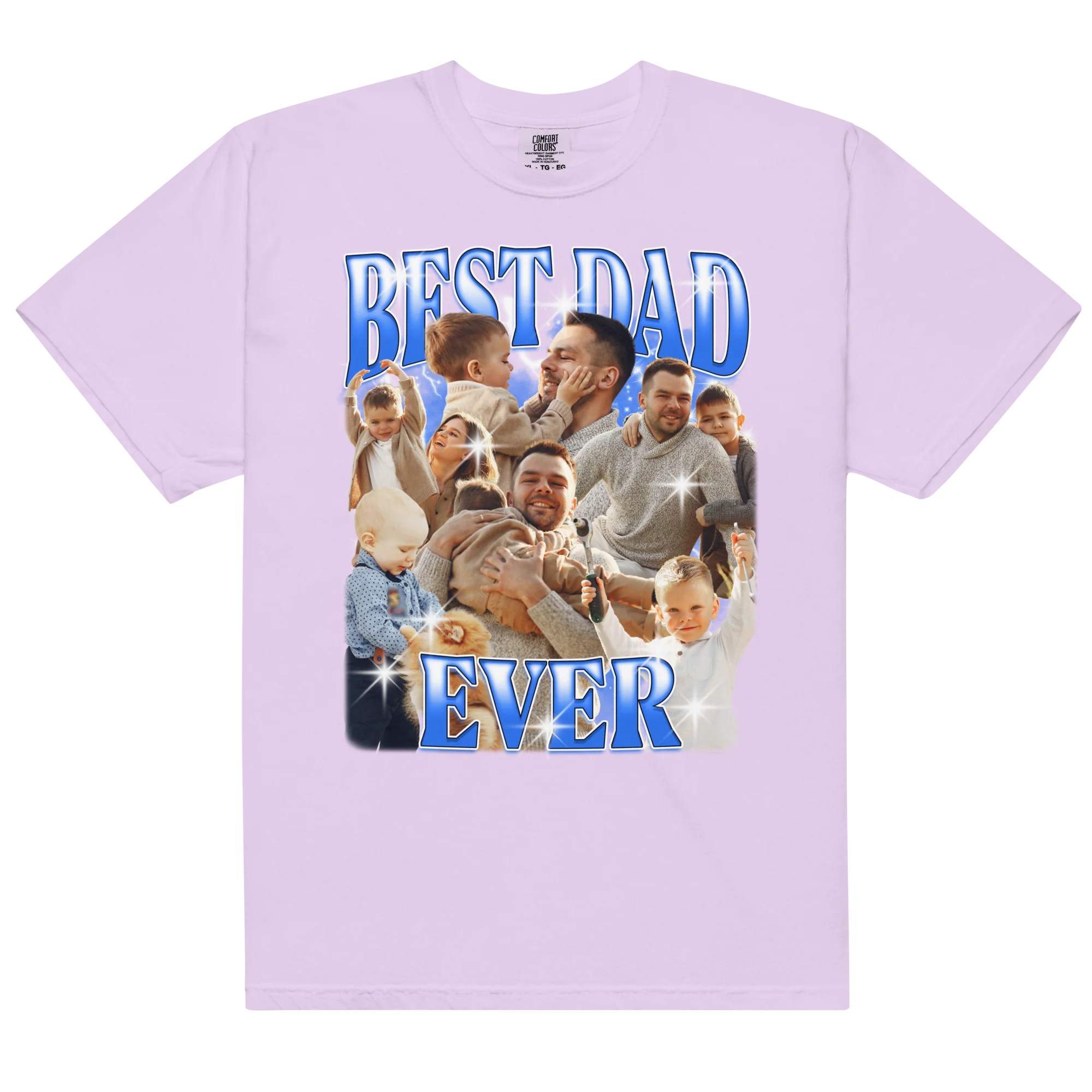 CUSTOM Best Dad Ever Photo Bootleg T-Shirt - Image 11