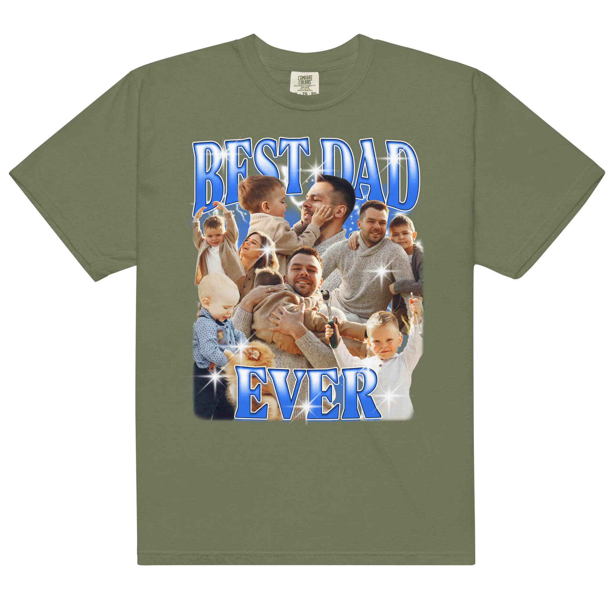 CUSTOM Best Dad Ever Photo Bootleg T-Shirt - Image 12