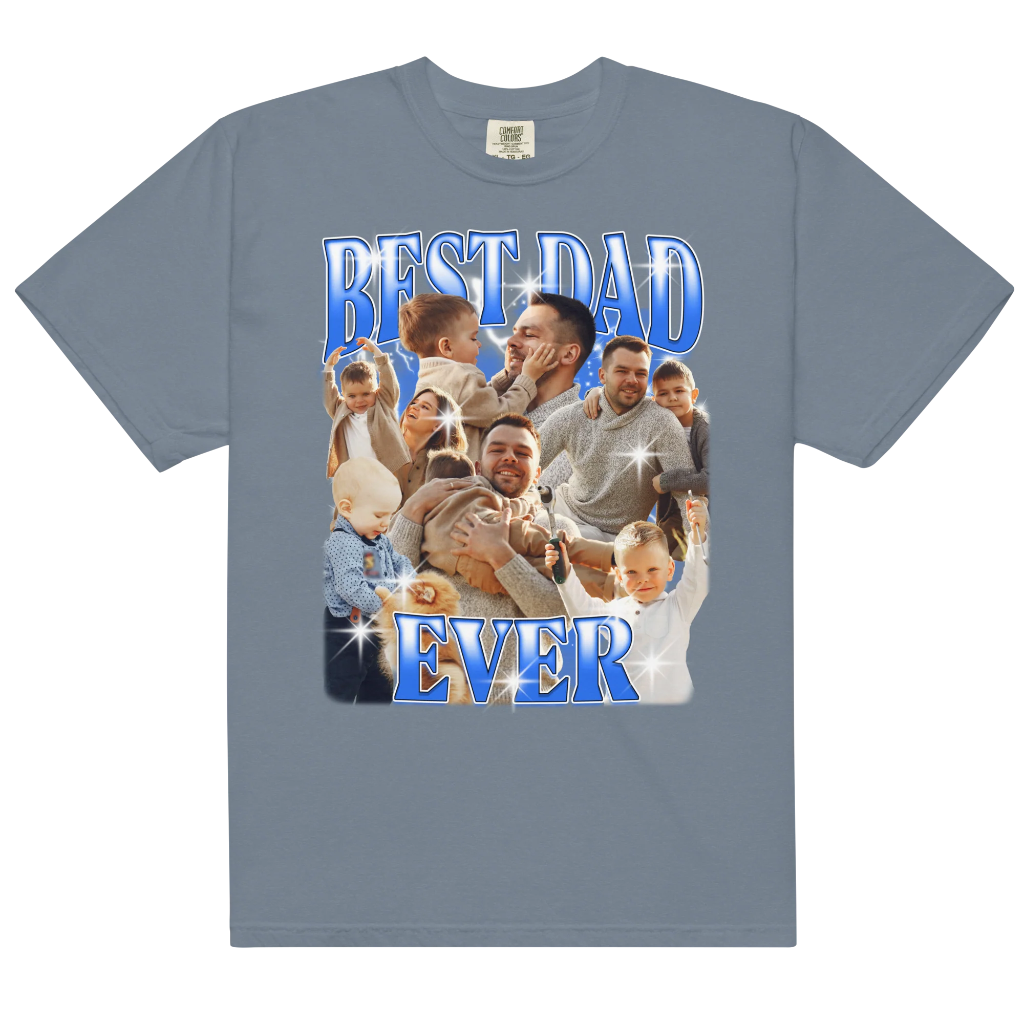 CUSTOM Best Dad Ever Photo Bootleg T-Shirt - Image 13