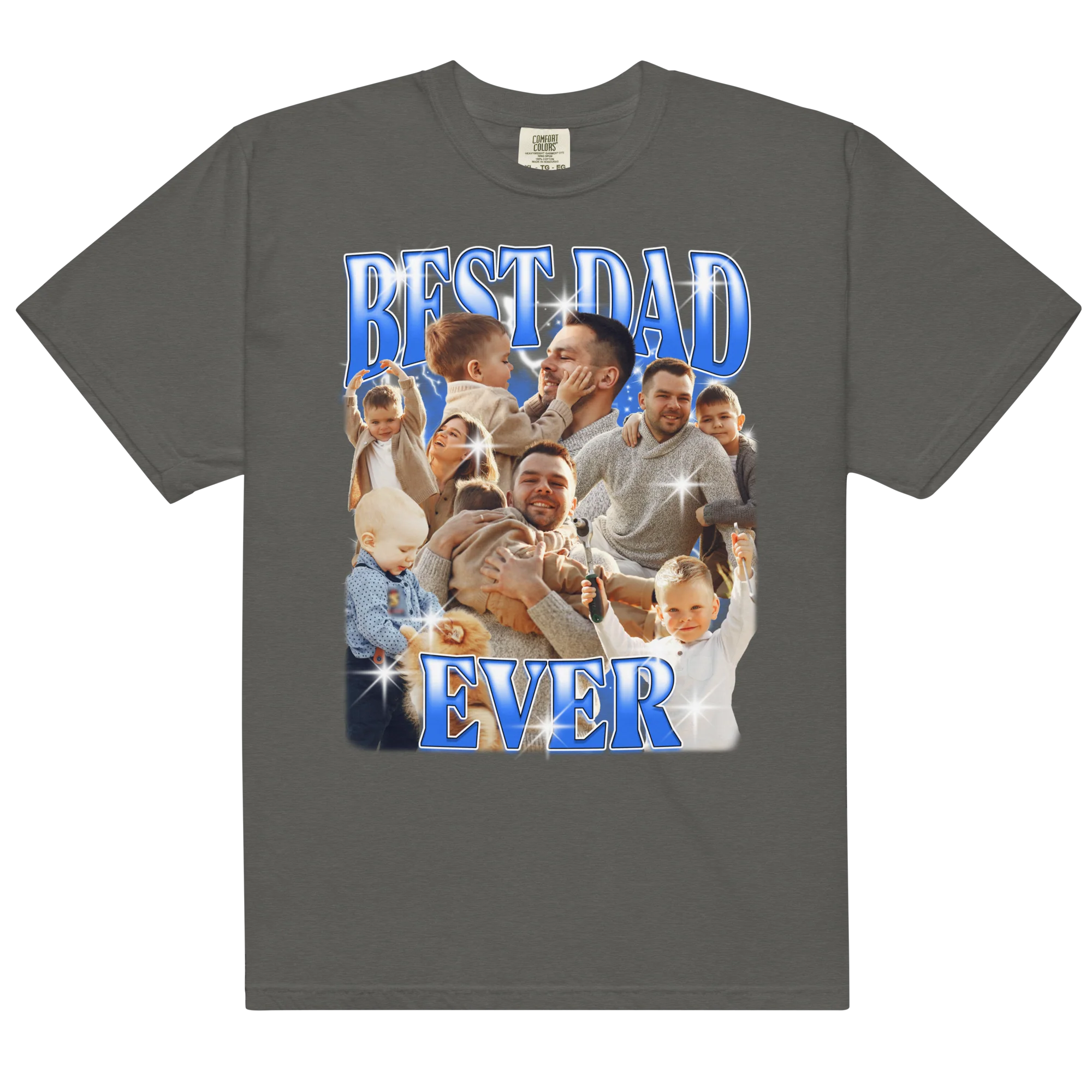 CUSTOM Best Dad Ever Photo Bootleg T-Shirt - Image 14