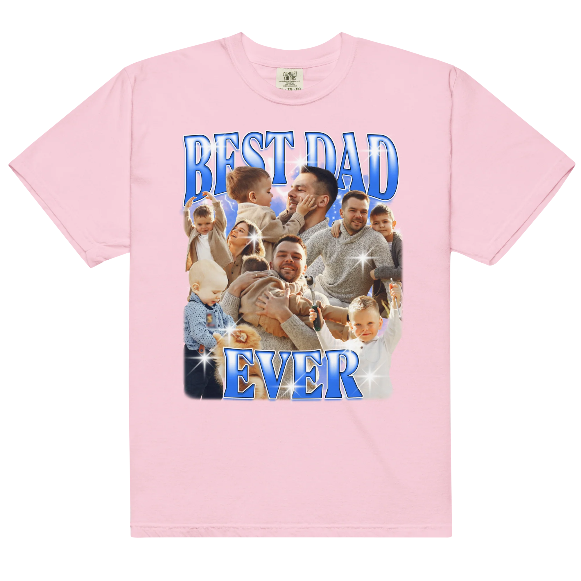CUSTOM Best Dad Ever Photo Bootleg T-Shirt - Image 15