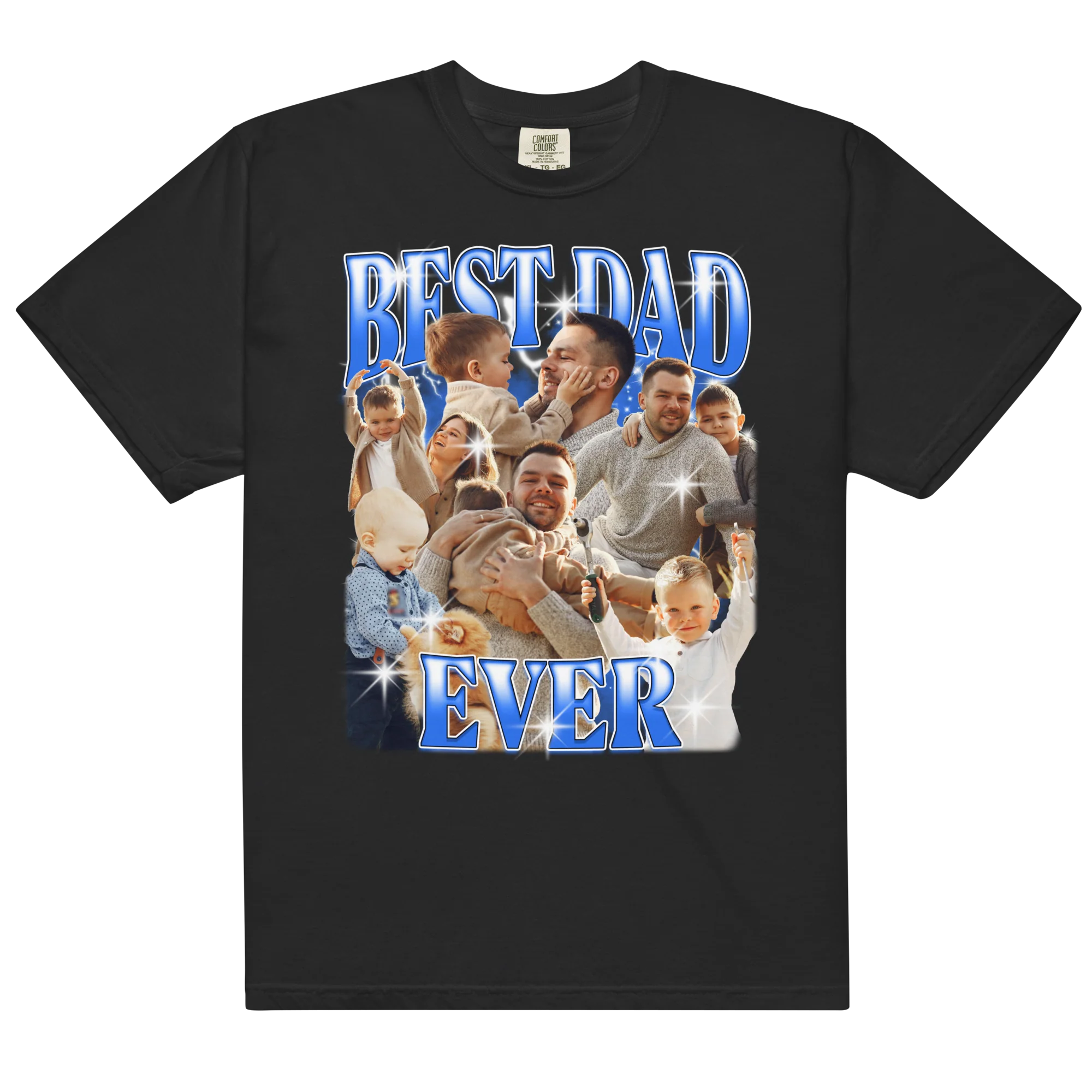 CUSTOM Best Dad Ever Photo Bootleg T-Shirt - Image 9