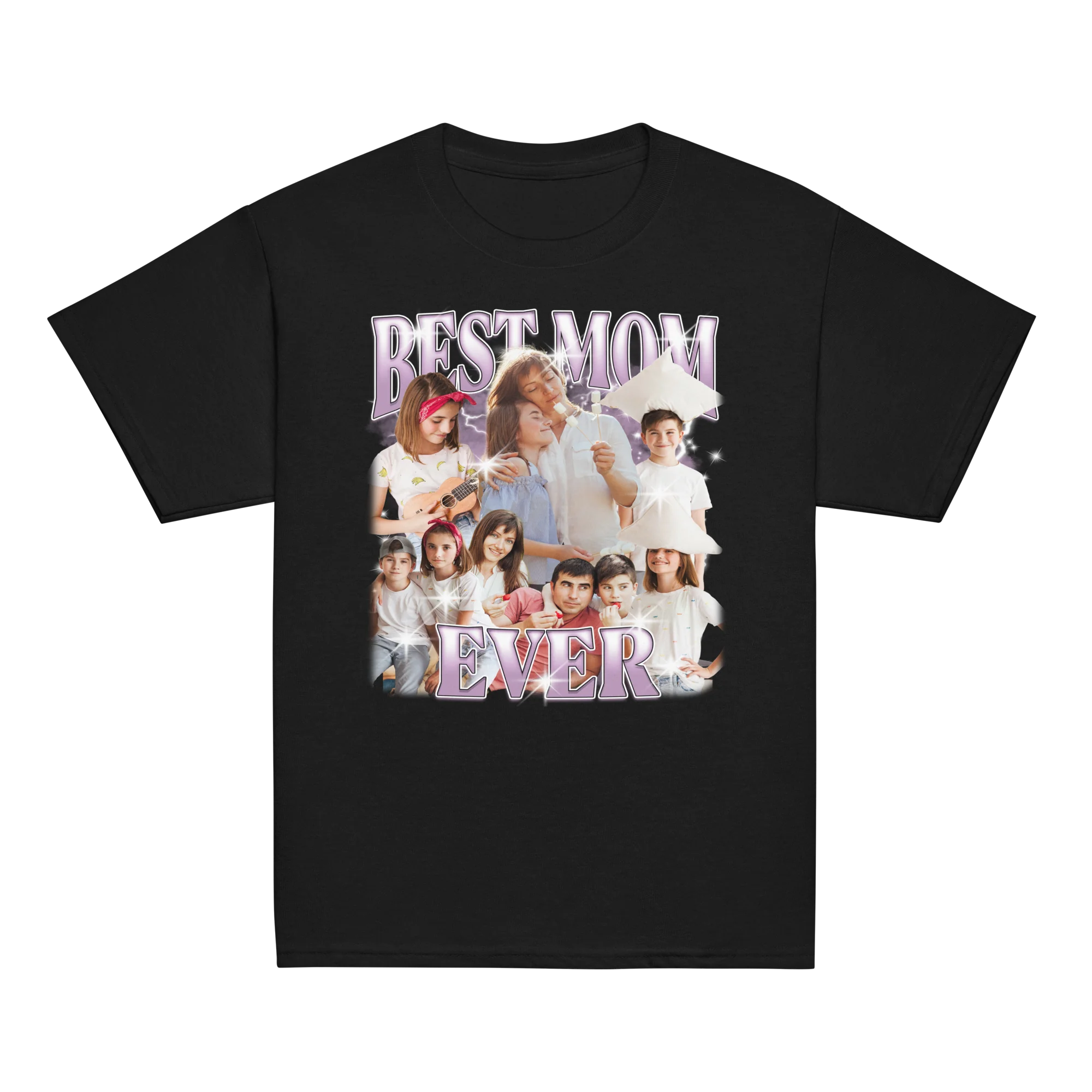 CUSTOM Best Mom Ever Photo Bootleg Baby Tee - Image 3