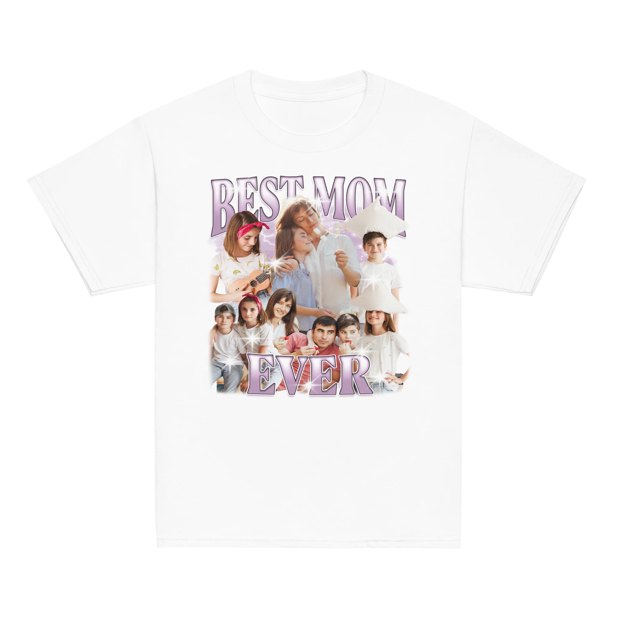CUSTOM Best Mom Ever Photo Bootleg Baby Tee - Image 4