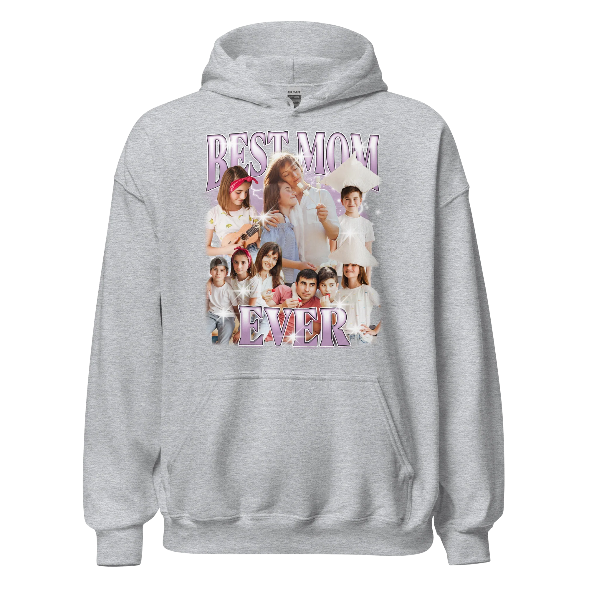 CUSTOM Best Mom Ever Photo Bootleg Hoodie - Image 6