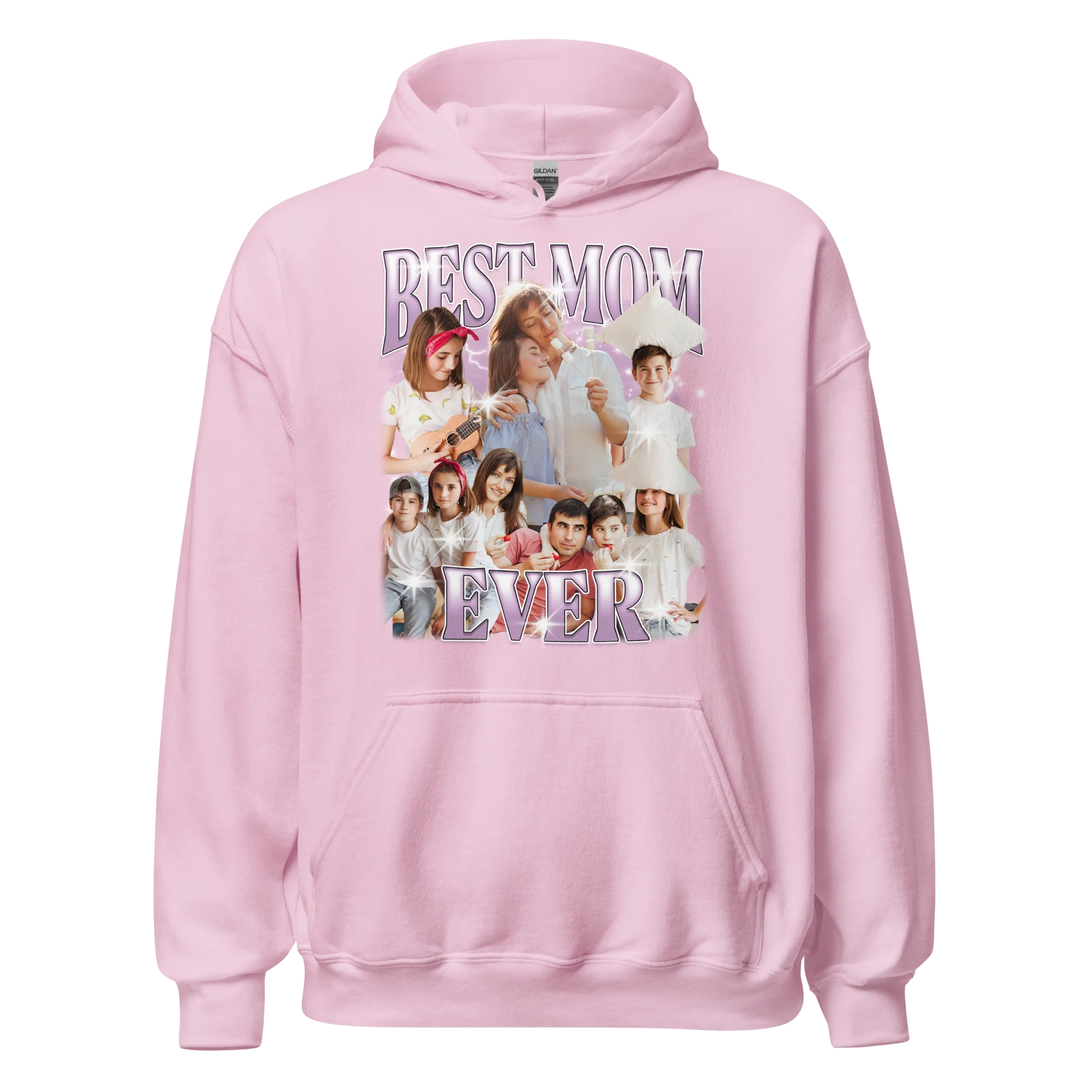 CUSTOM Best Mom Ever Photo Bootleg Hoodie - Image 7
