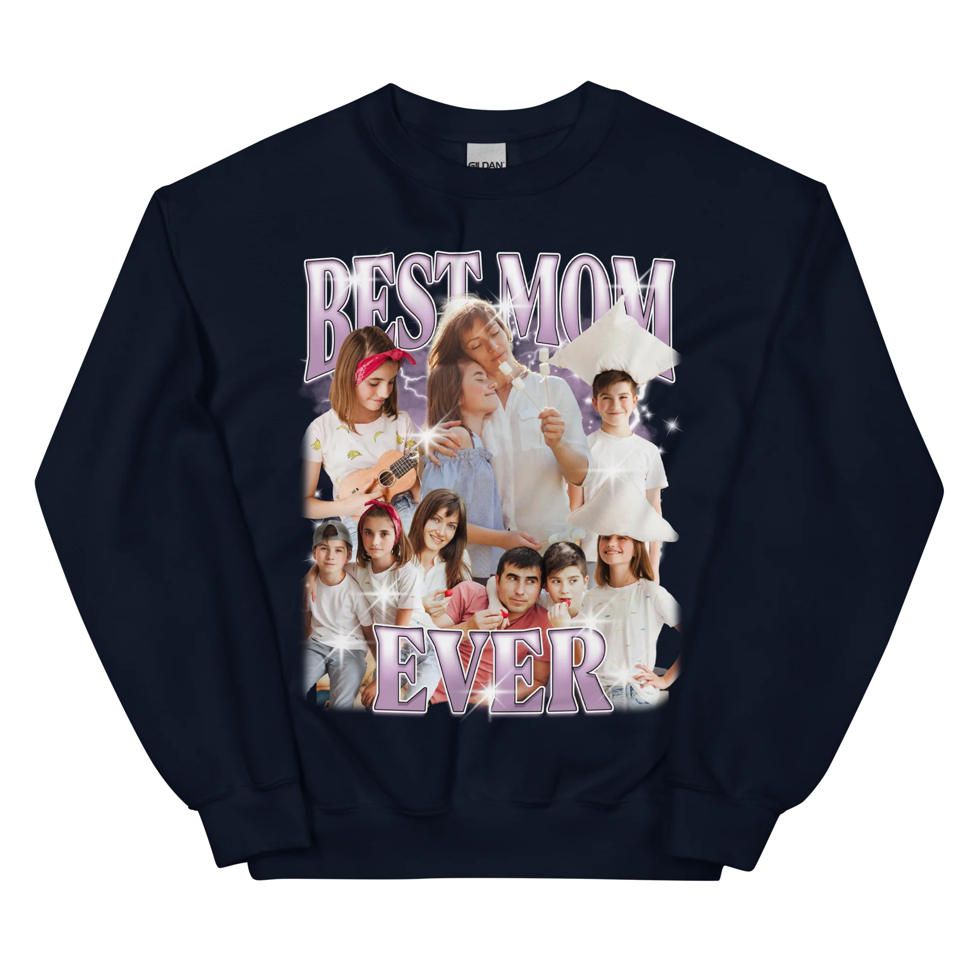 CUSTOM Best Mom Ever Photo Bootleg Sweatshirt - Image 6