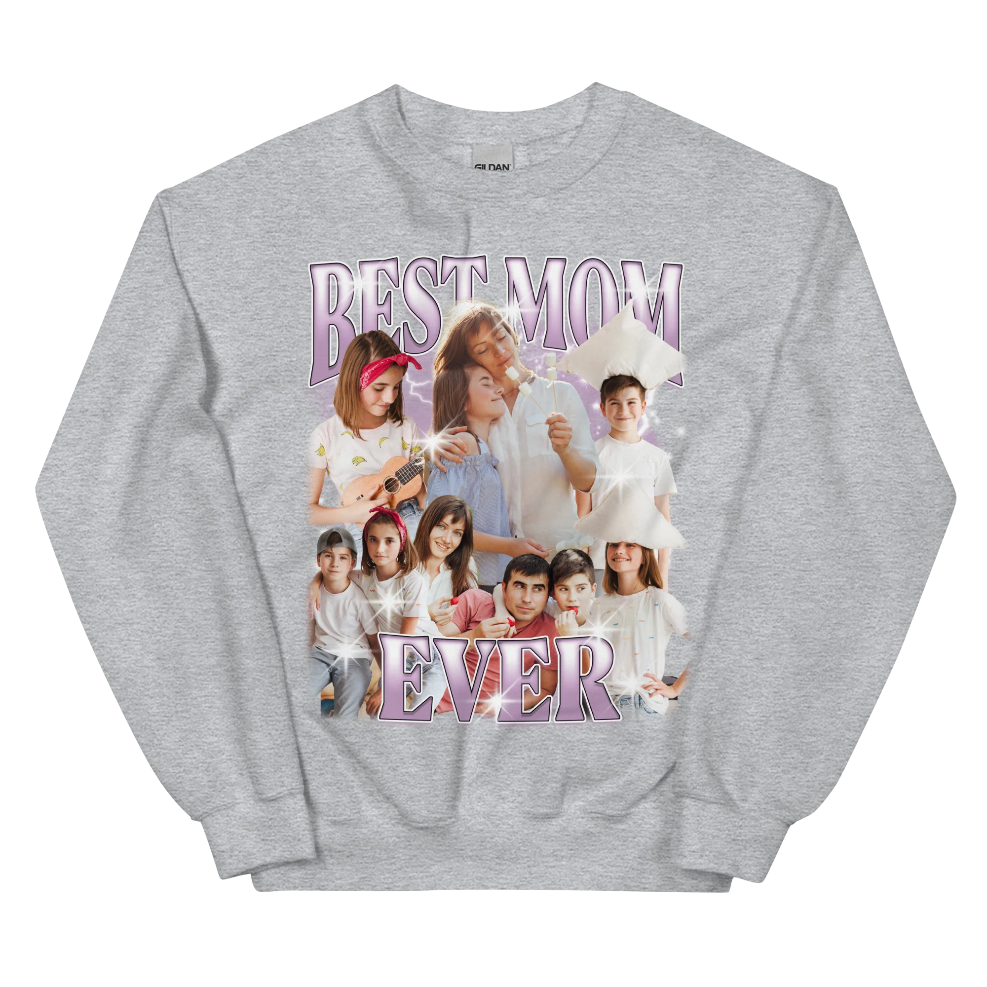 CUSTOM Best Mom Ever Photo Bootleg Sweatshirt - Image 8
