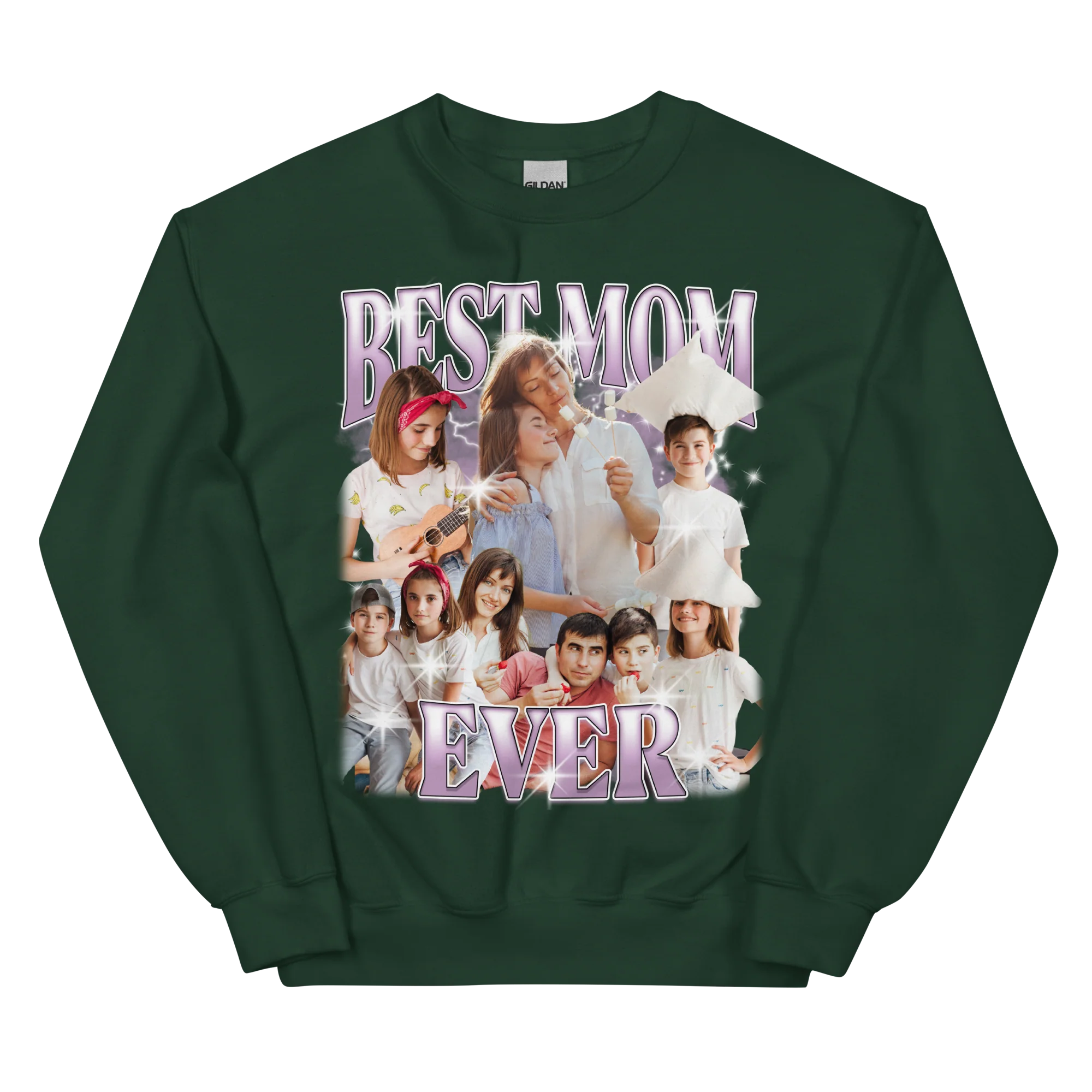CUSTOM Best Mom Ever Photo Bootleg Sweatshirt - Image 9