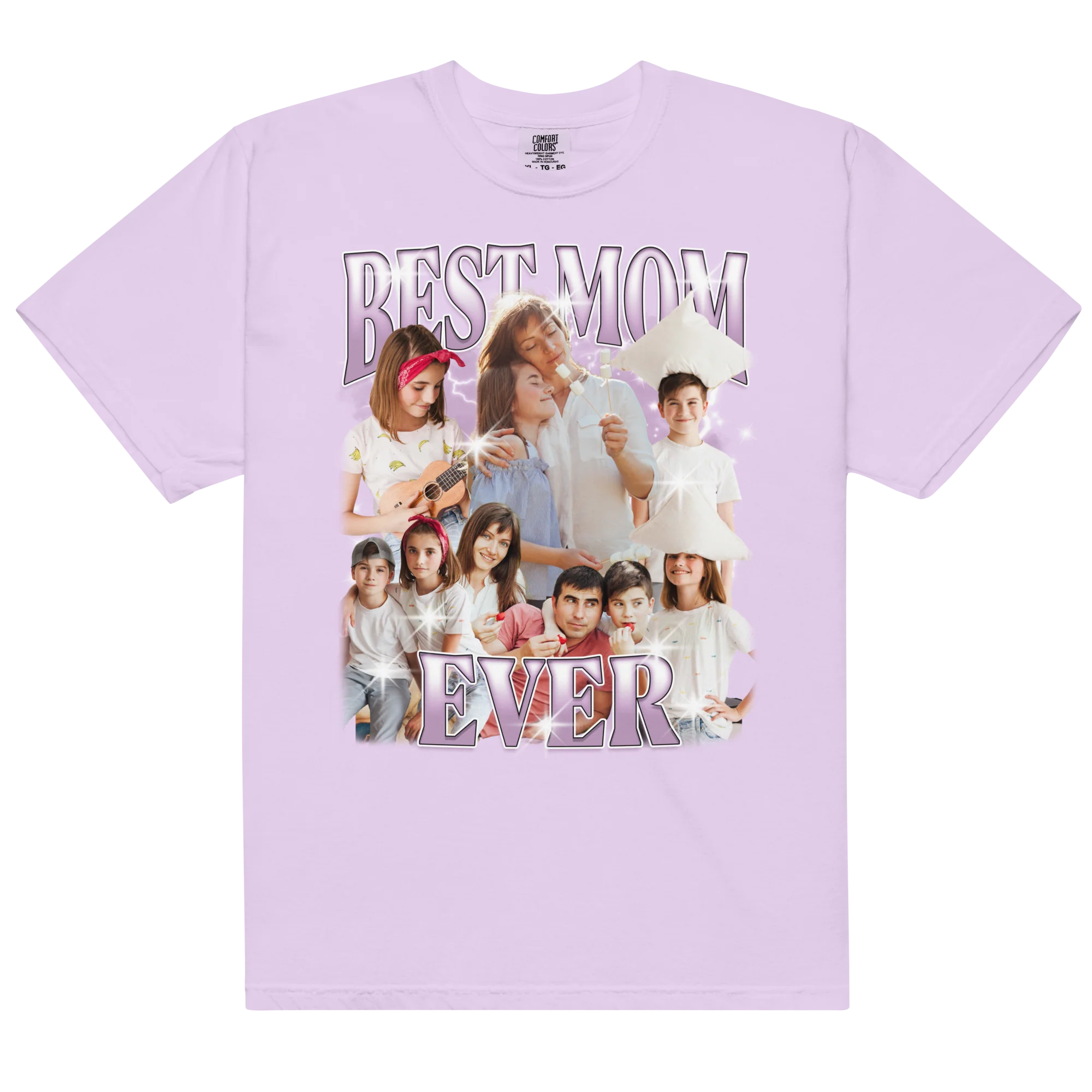 CUSTOM Best Mom Ever Photo Bootleg T-Shirt - Image 4