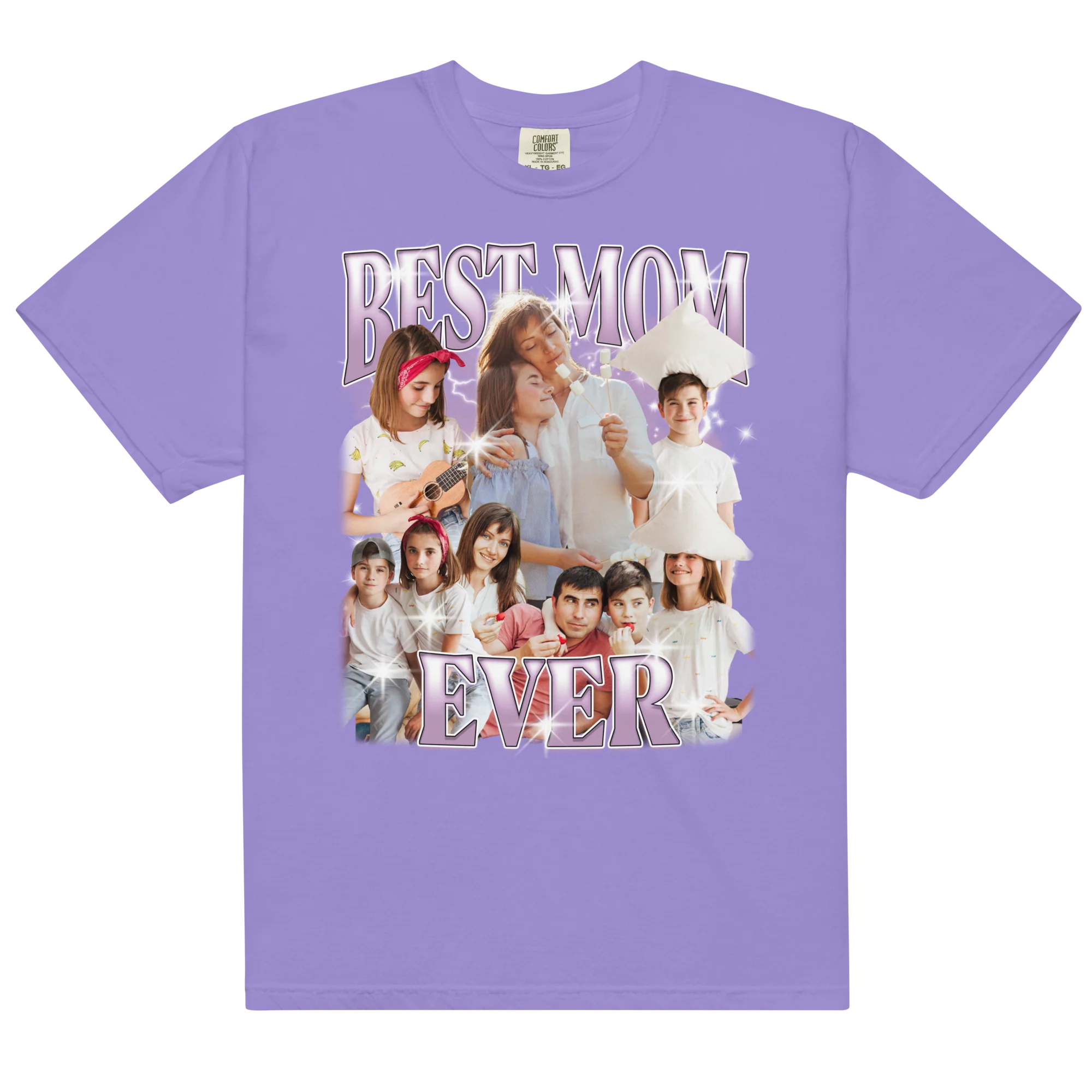 CUSTOM Best Mom Ever Photo Bootleg T-Shirt - Image 5