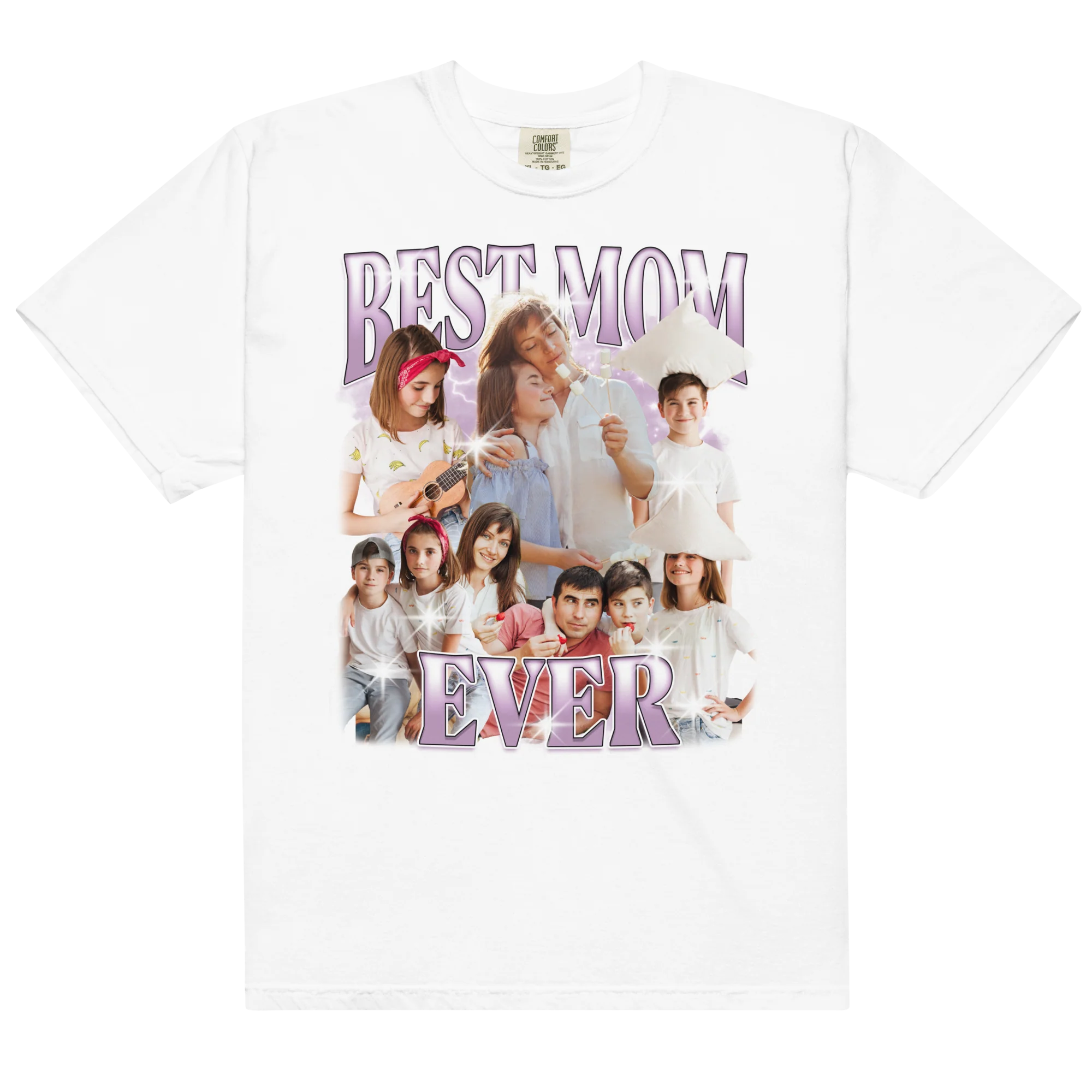 CUSTOM Best Mom Ever Photo Bootleg T-Shirt - Image 7