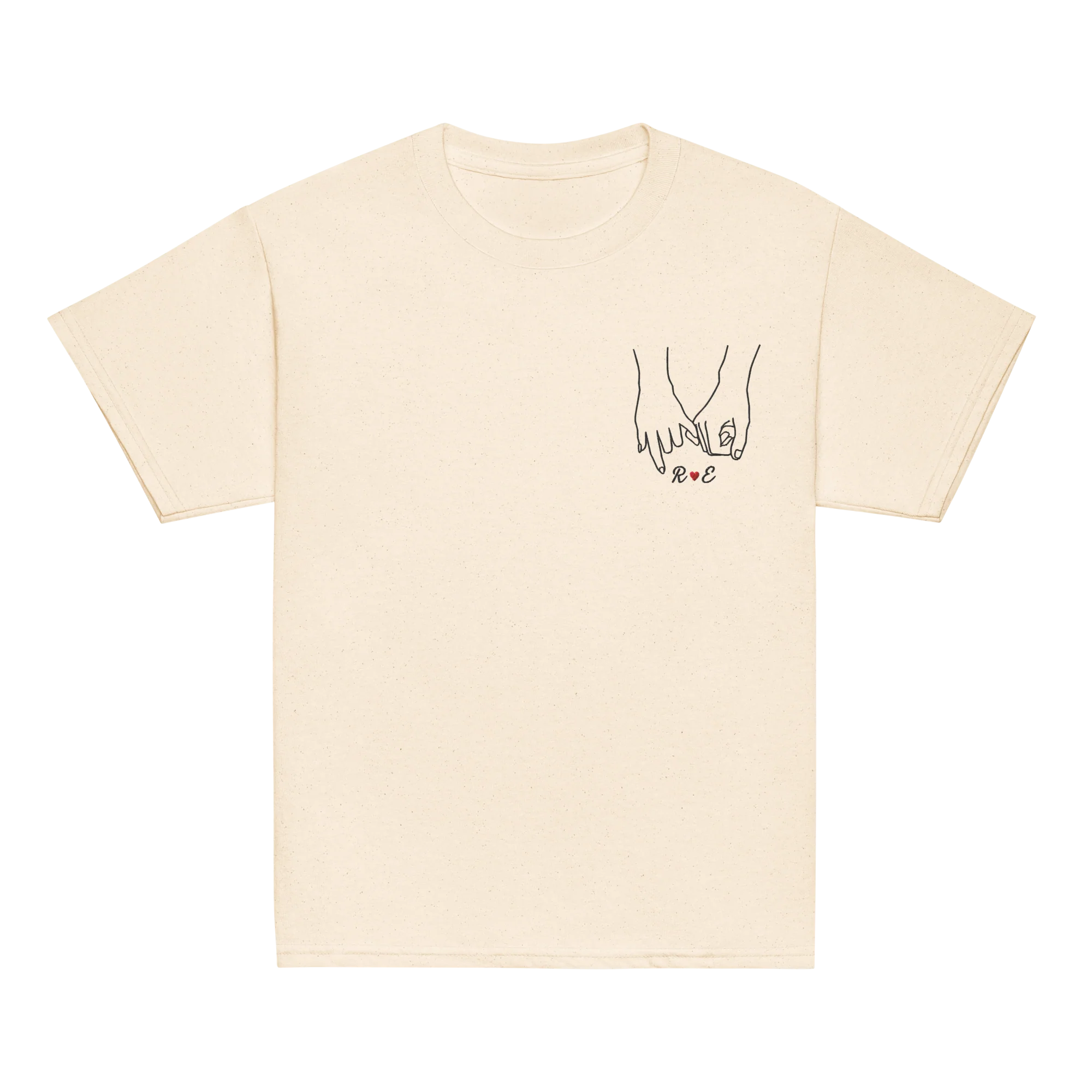 CUSTOM Couple Initials Embroidered Baby Tee - Forever Linked - Image 6