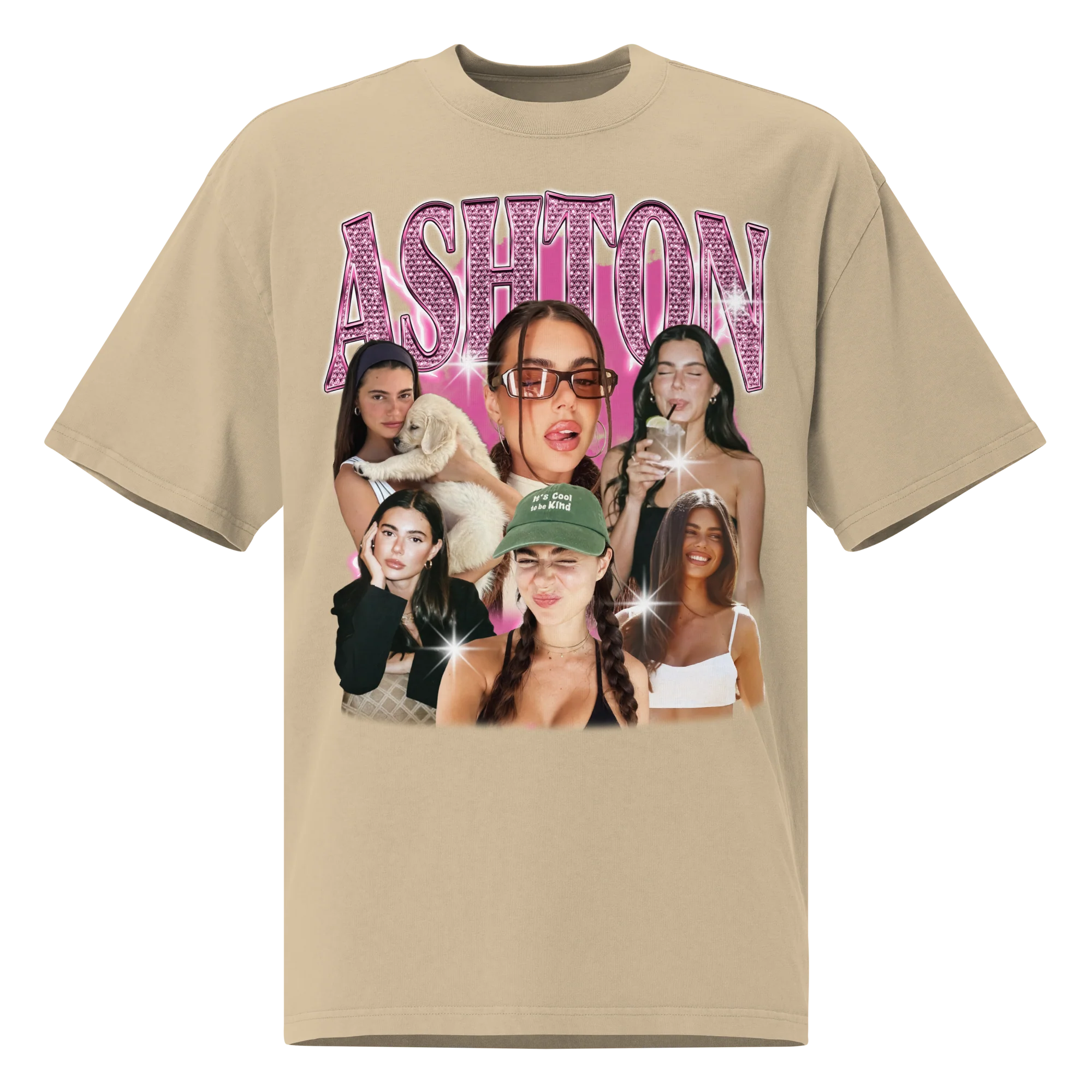 CUSTOM Create Your Own Bling Bootleg Oversized Faded T-Shirt - Image 4