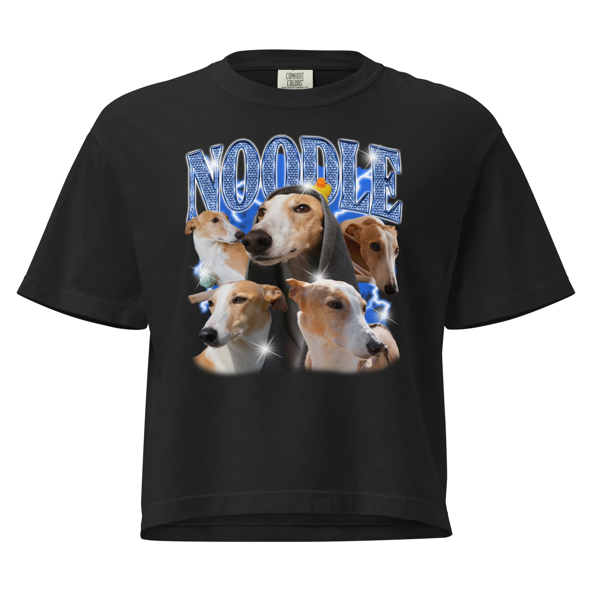 CUSTOM Create Your Own Custom Bling Pet Bootleg Boxy Tee - Image 4