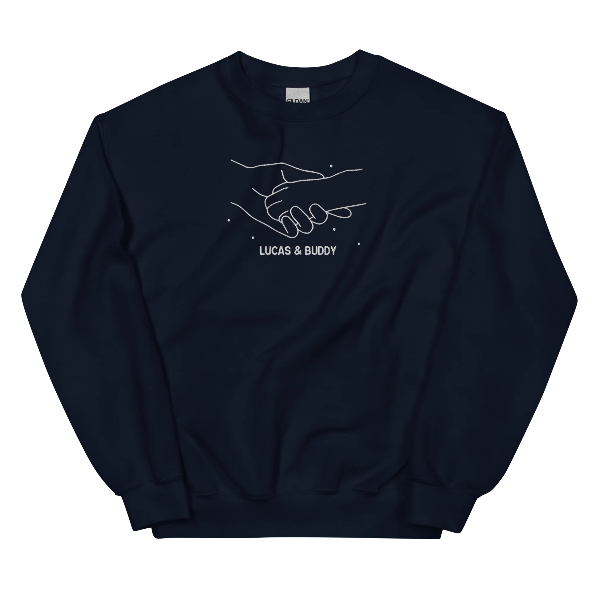 CUSTOM Dog & Owner Paw Hand Embroidered Sweatshirt - Image 11