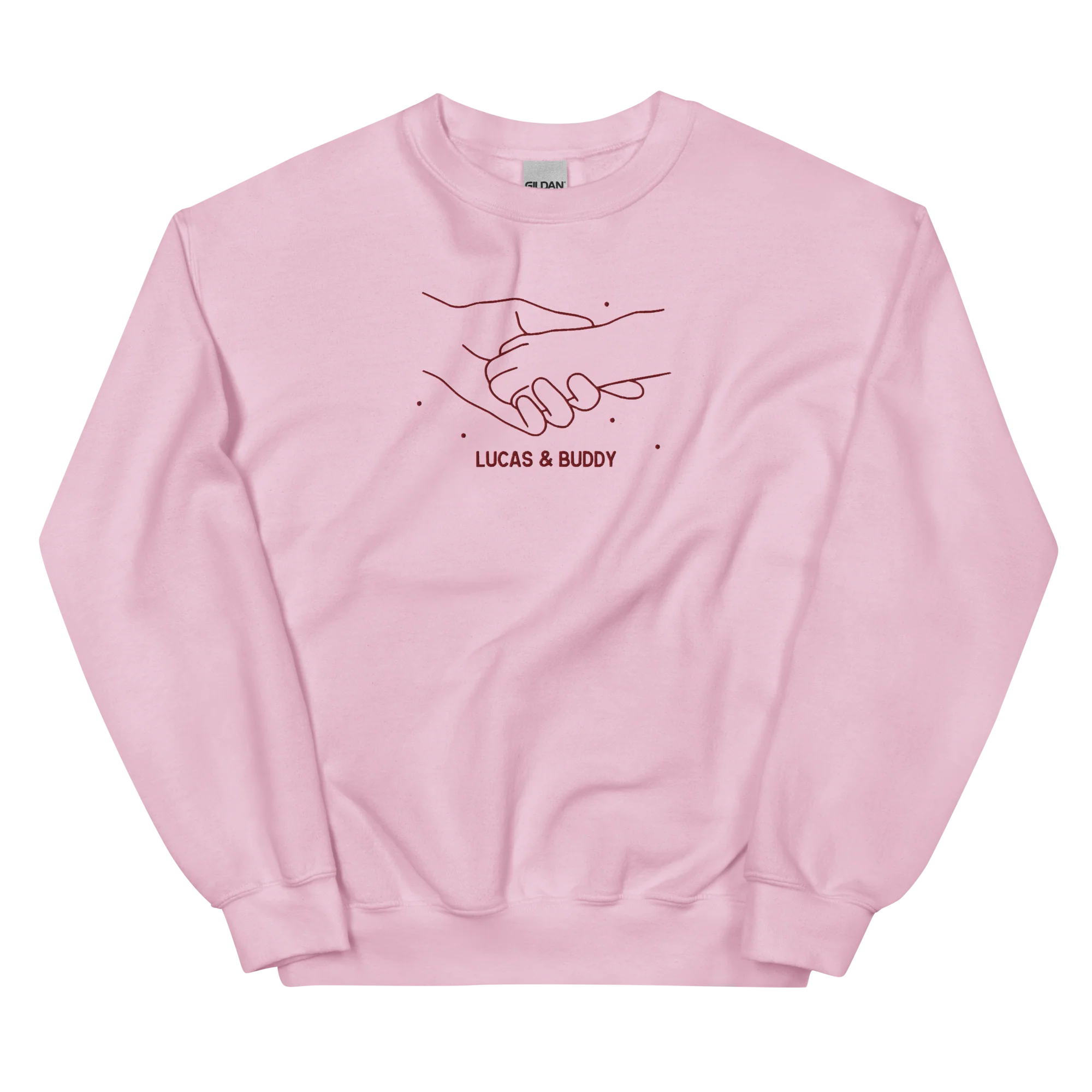 CUSTOM Dog & Owner Paw Hand Embroidered Sweatshirt - Image 9