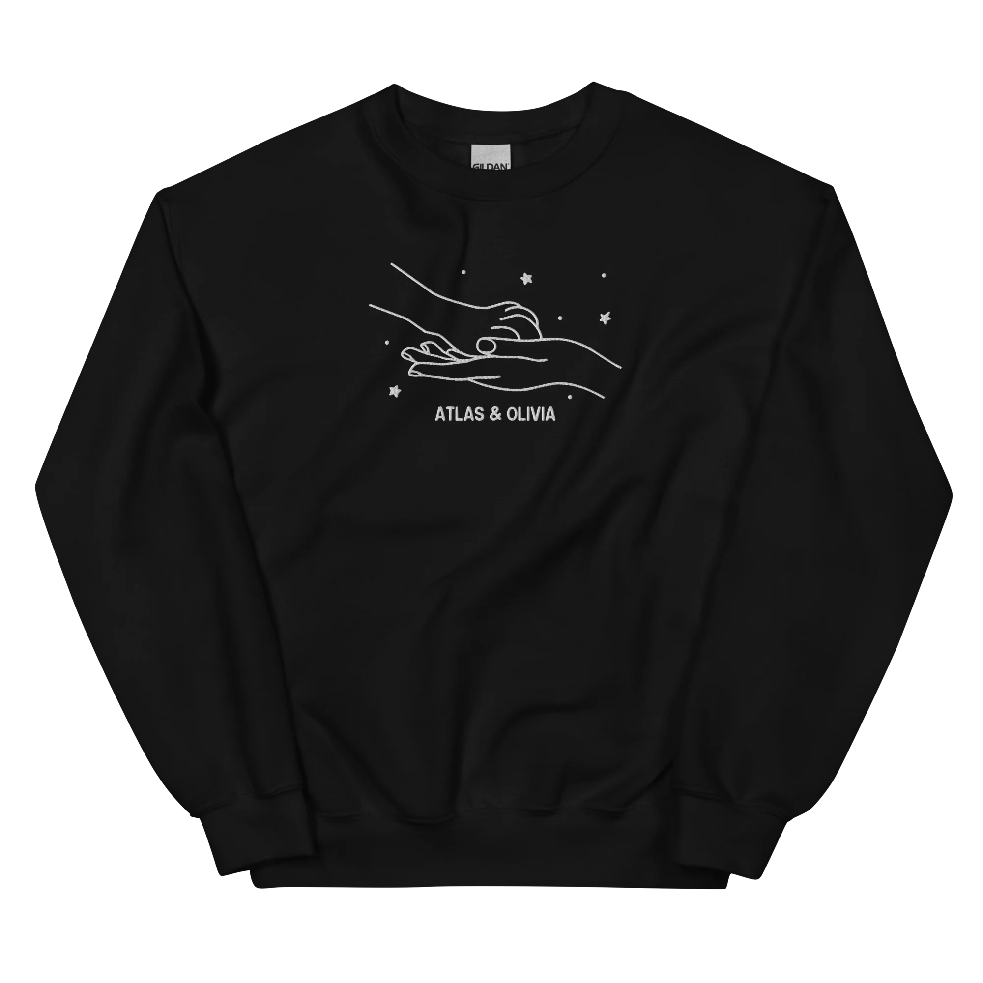CUSTOM Dog & Owner Paw Hand Embroidered Sweatshirt - Image 11