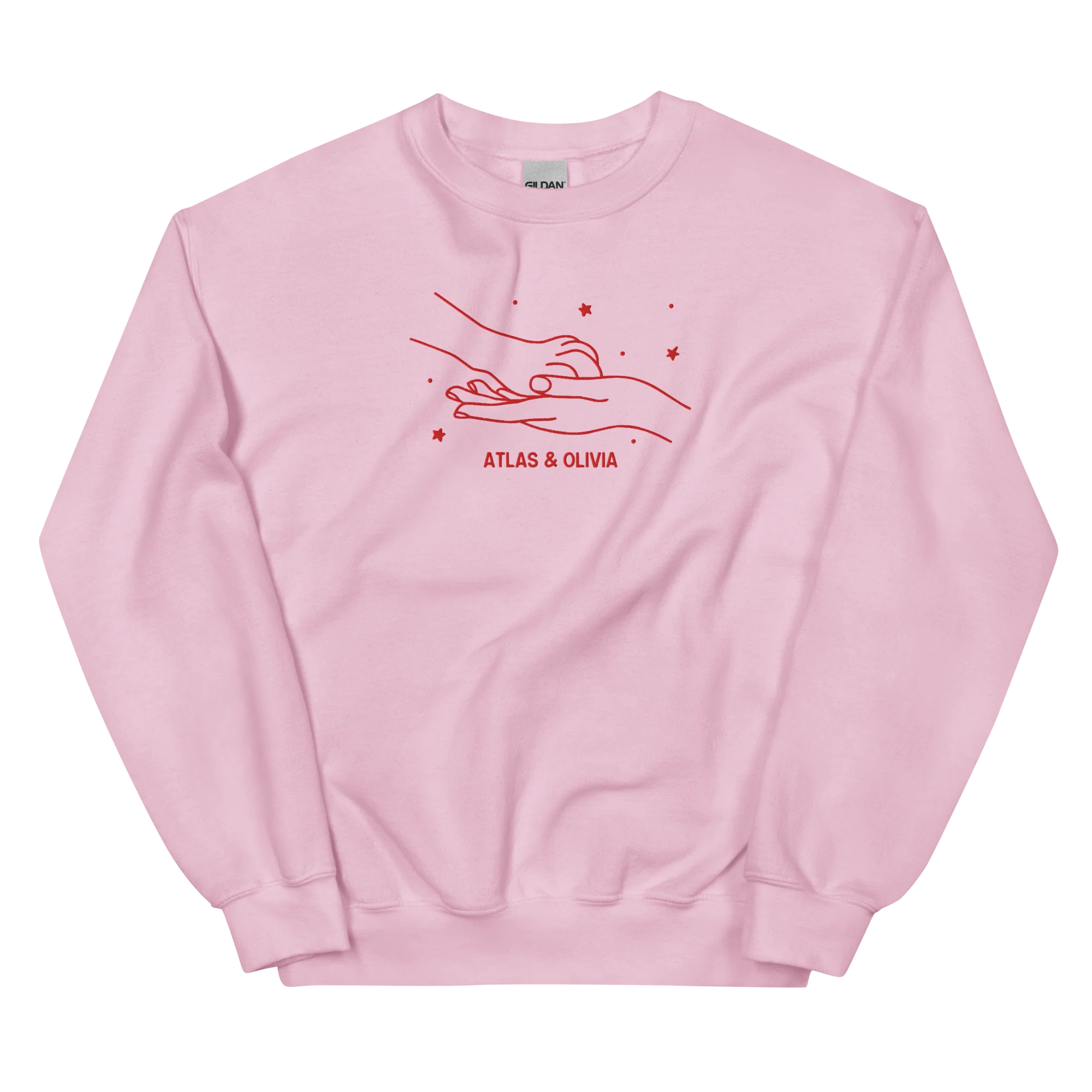 CUSTOM Dog & Owner Paw Hand Embroidered Sweatshirt - Image 6