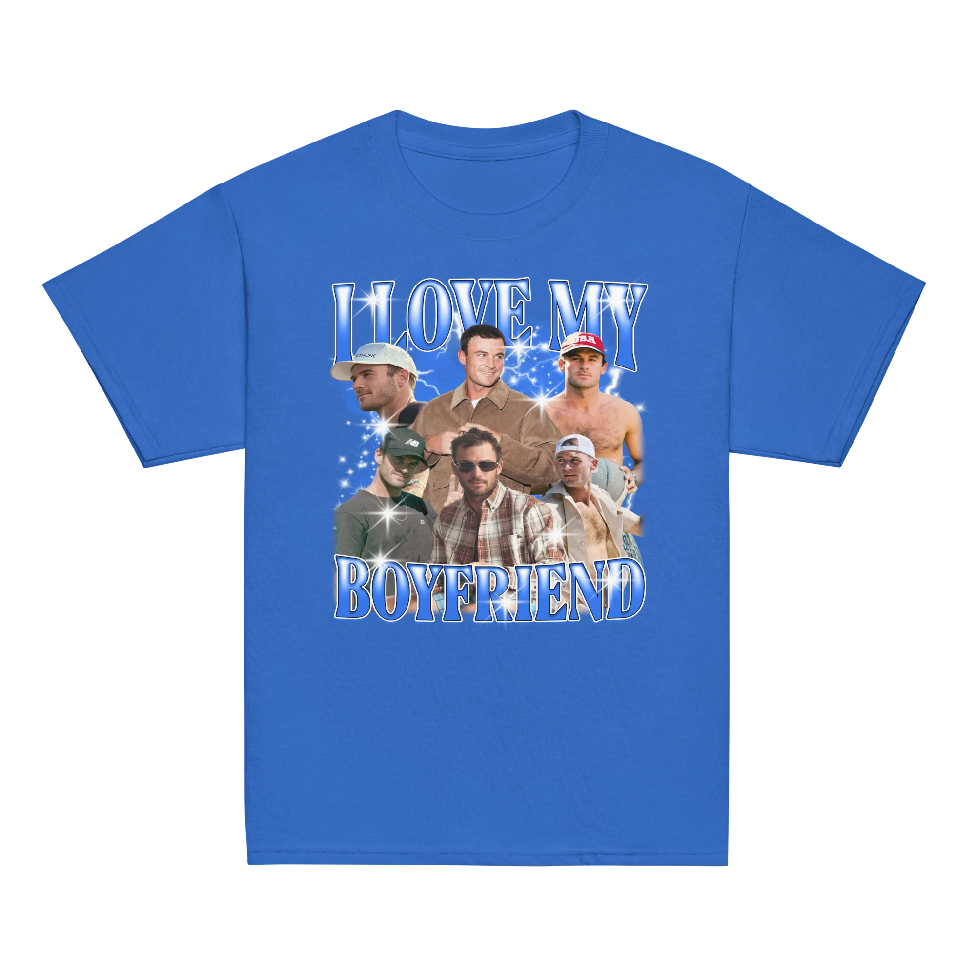 CUSTOM I Love My Boyfriend Photo Bootleg Baby Tee - Image 11