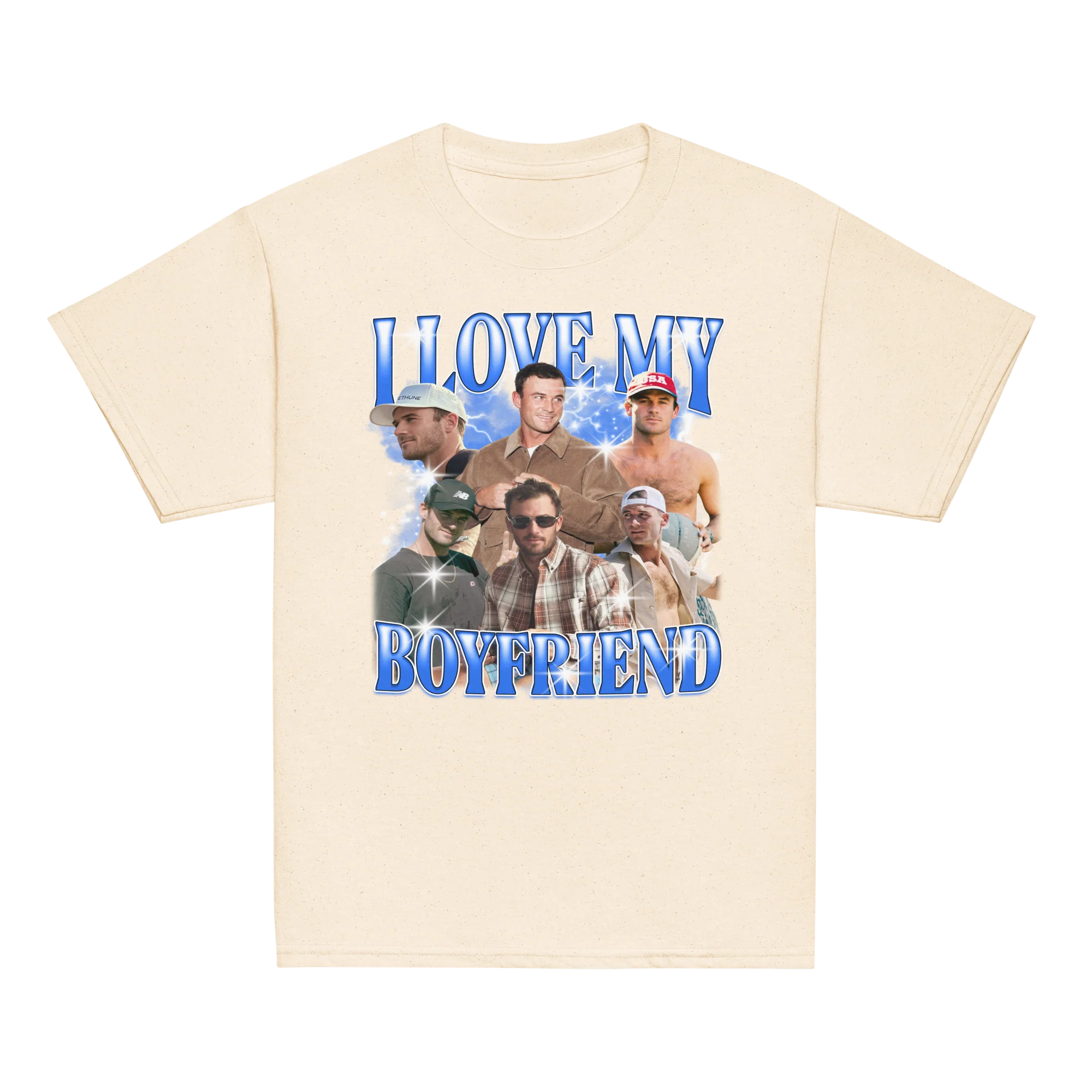 CUSTOM I Love My Boyfriend Photo Bootleg Baby Tee - Image 7