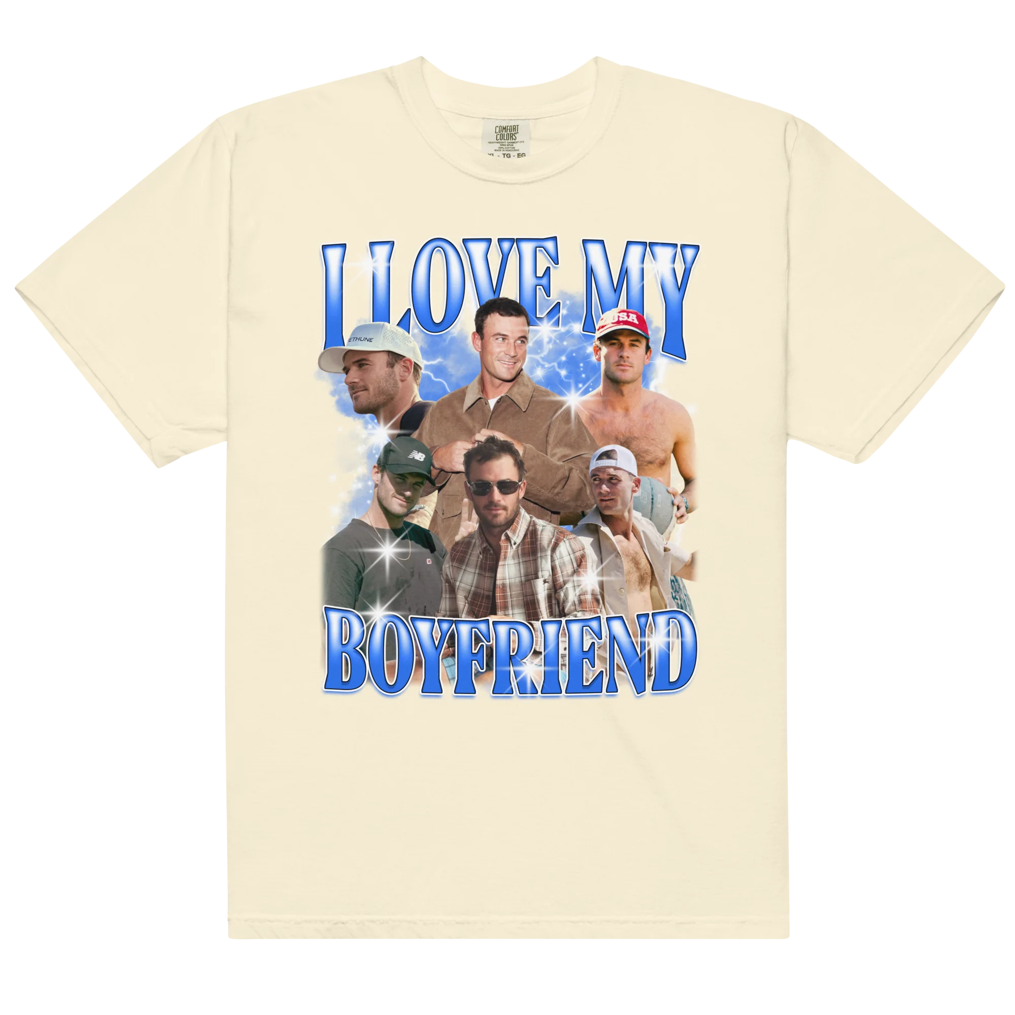 CUSTOM I Love My Boyfriend Photo Bootleg T-Shirt - Image 10