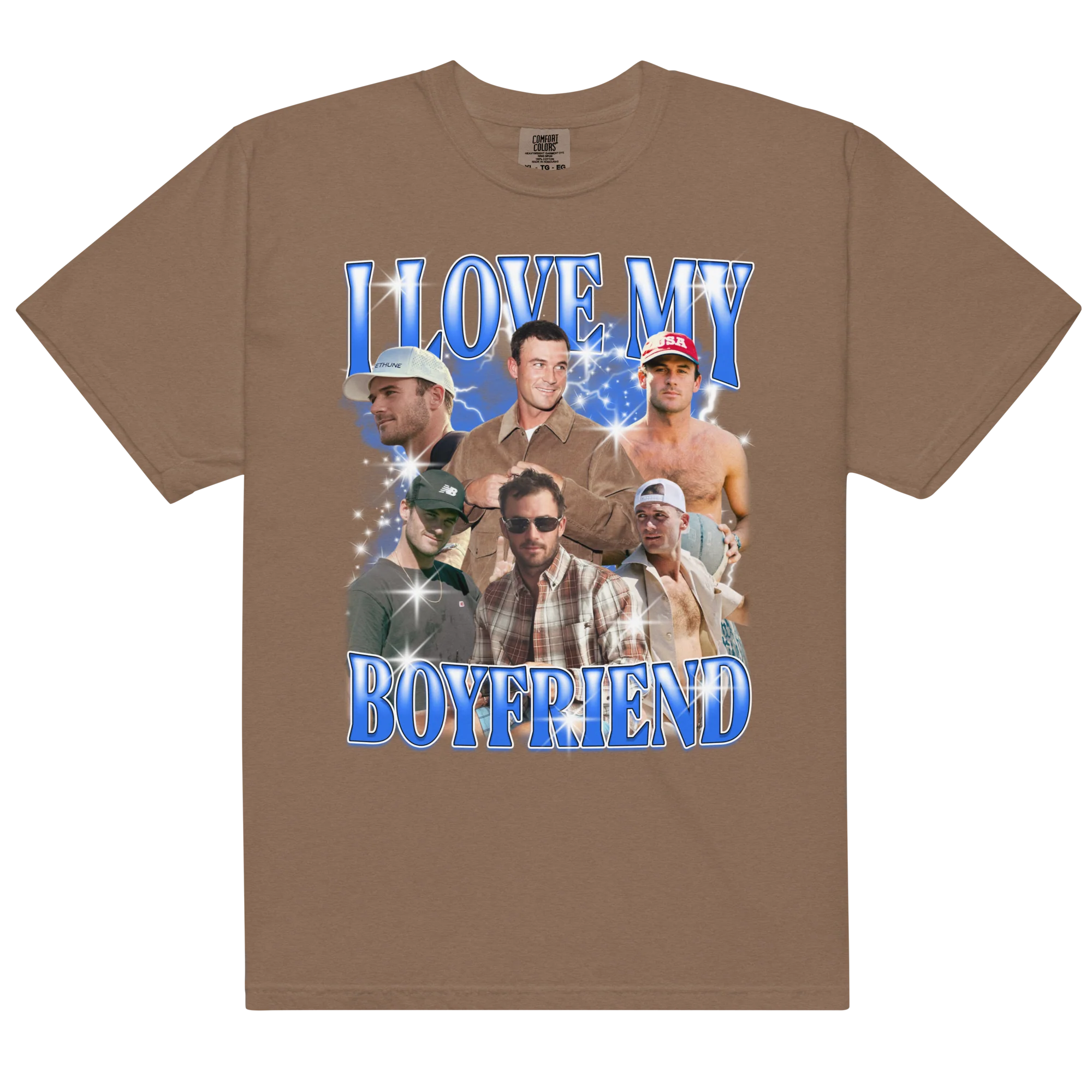 CUSTOM I Love My Boyfriend Photo Bootleg T-Shirt - Image 11