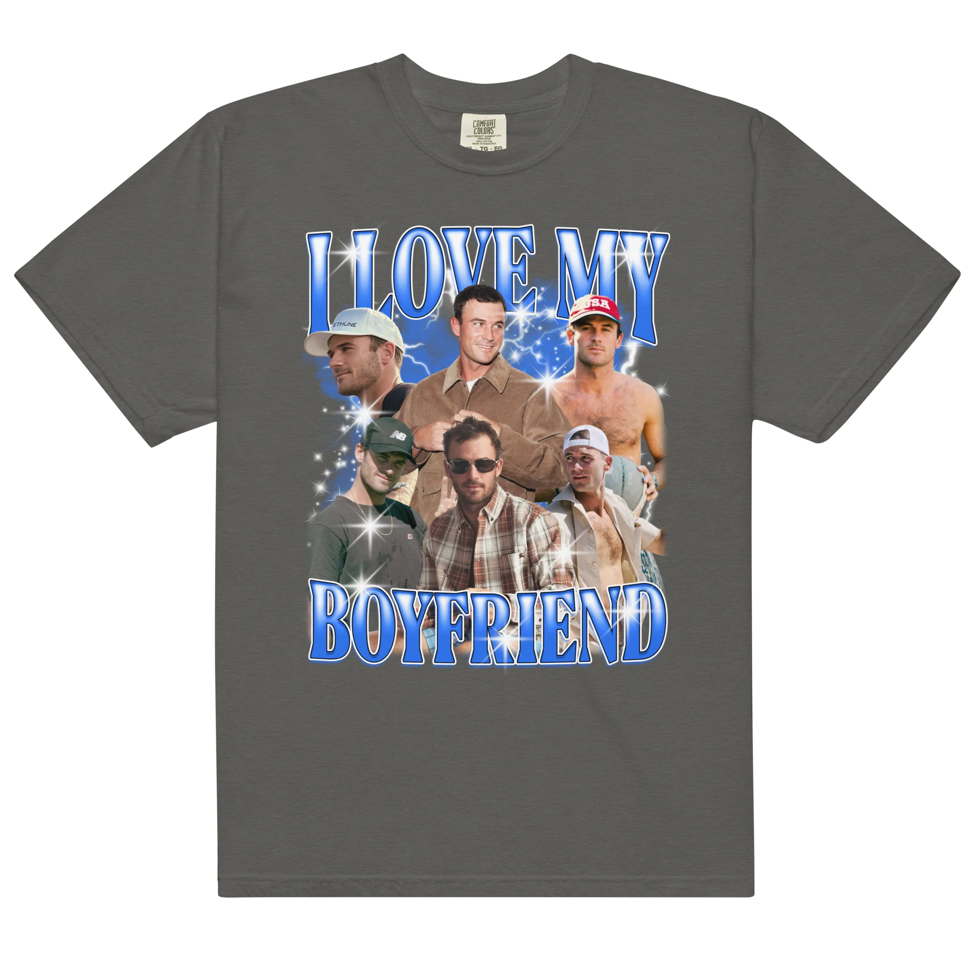 CUSTOM I Love My Boyfriend Photo Bootleg T-Shirt - Image 14