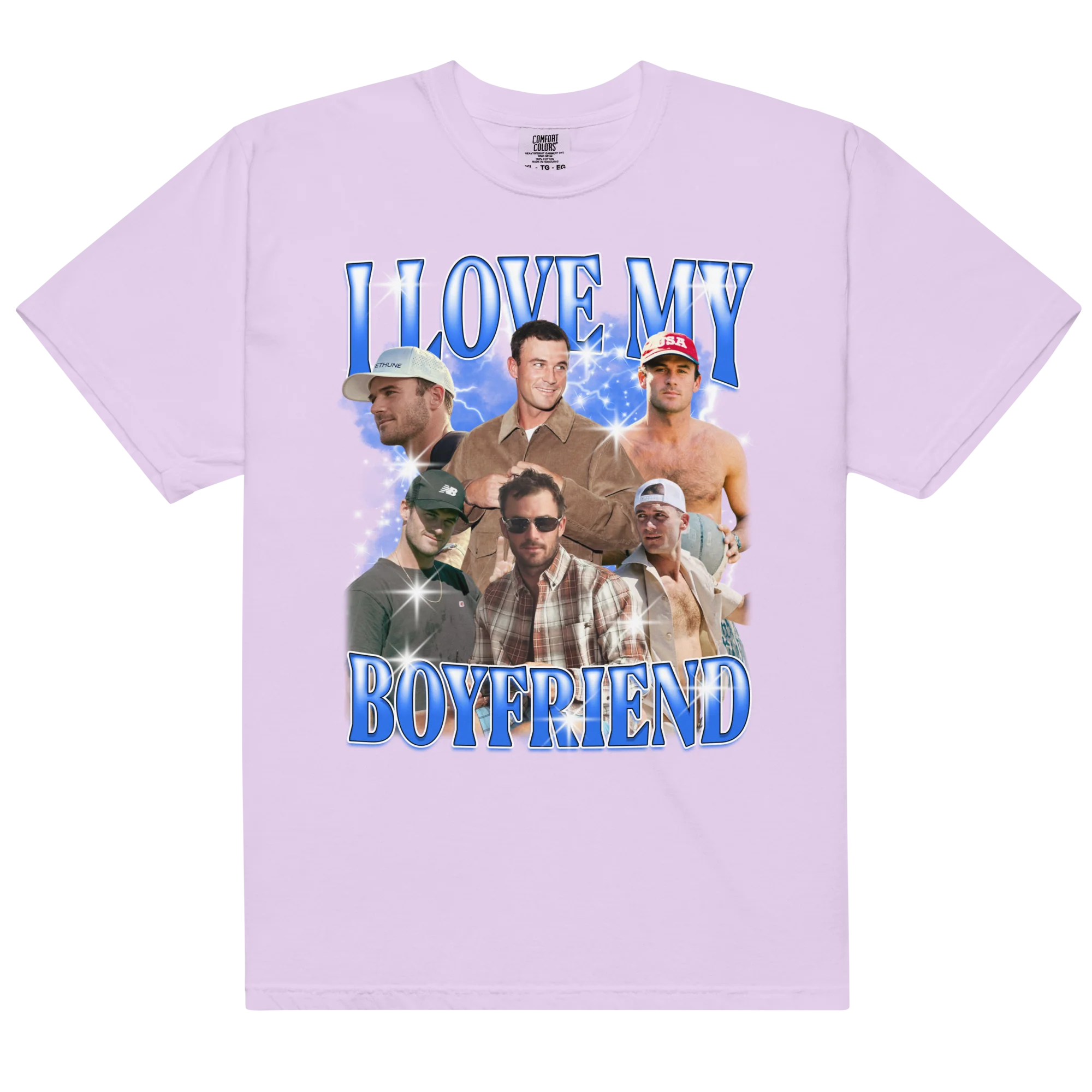 CUSTOM I Love My Boyfriend Photo Bootleg T-Shirt - Image 9