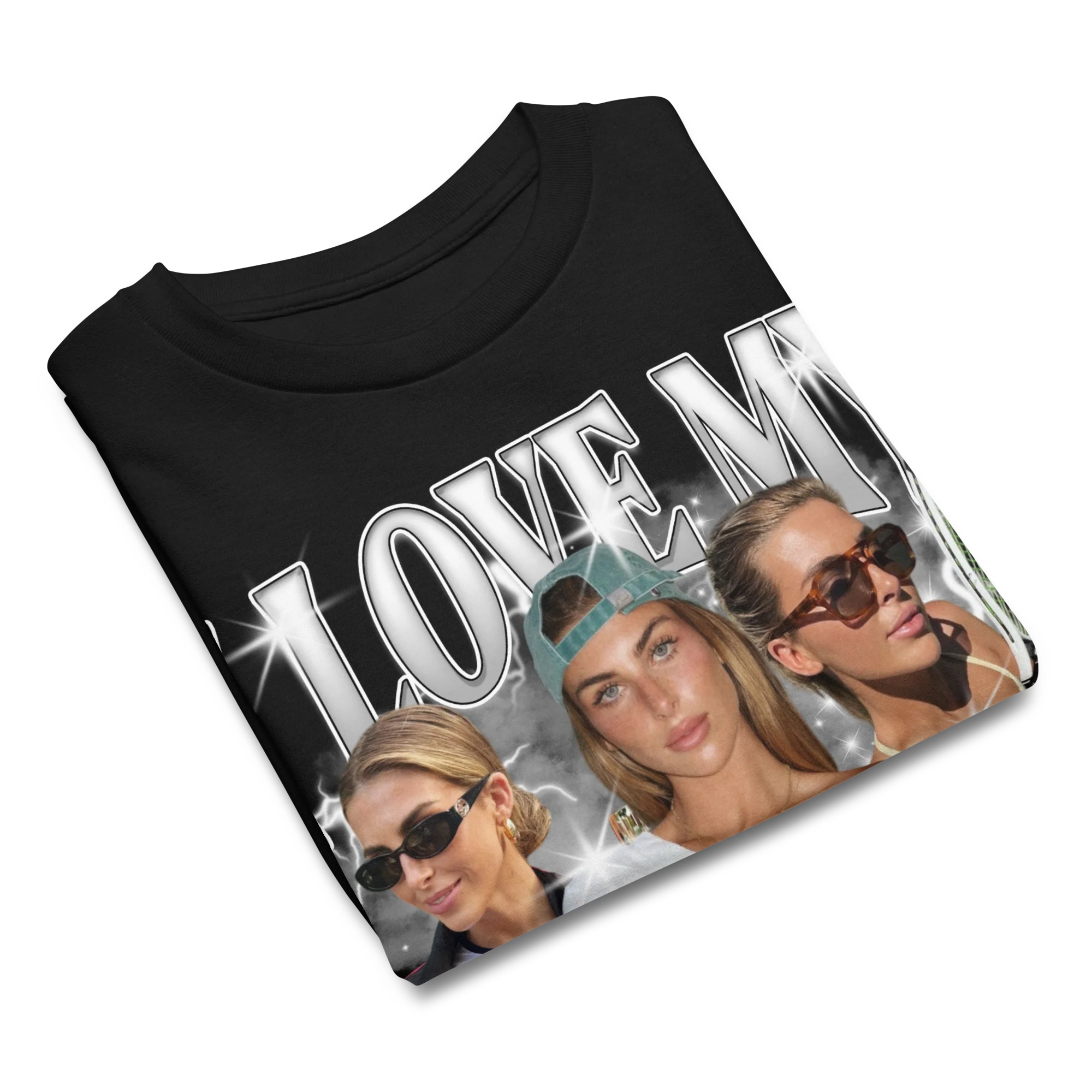 CUSTOM I Love My Girlfriend Photo Bootleg Baby Tee - Image 8