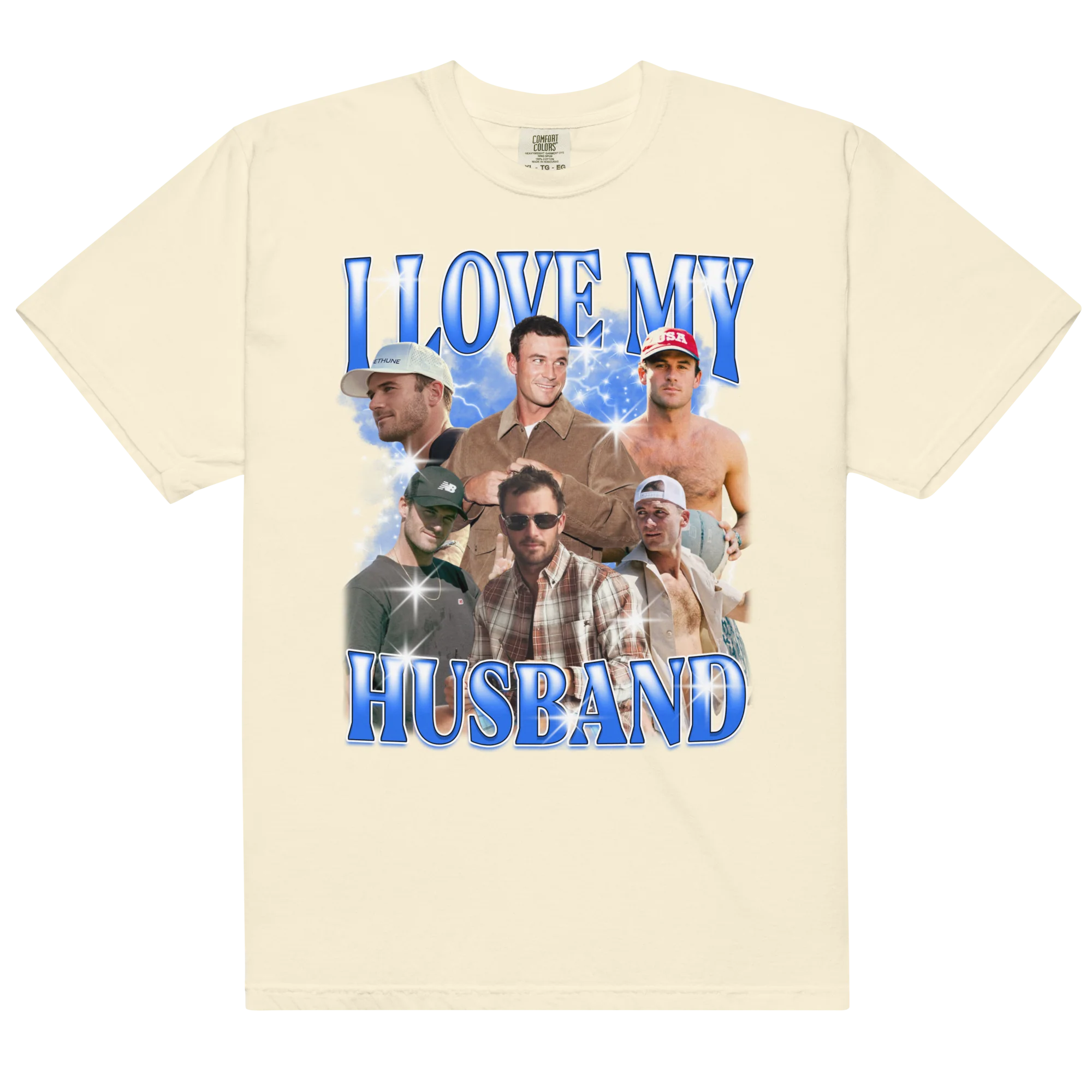 CUSTOM I Love My Husband Photo Bootleg T-Shirt - Image 11