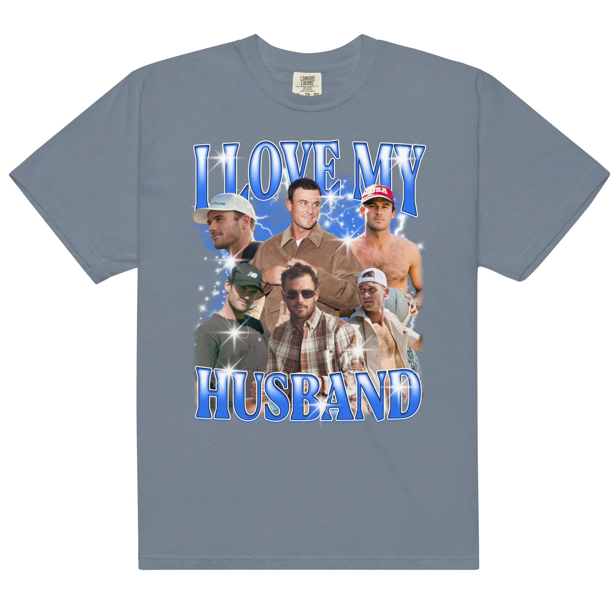 CUSTOM I Love My Husband Photo Bootleg T-Shirt - Image 13