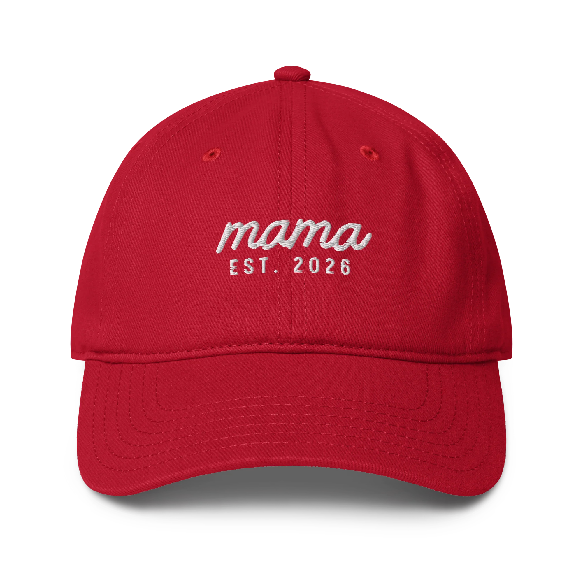 CUSTOM Mama Year Embroidered Baseball Cap - Image 4
