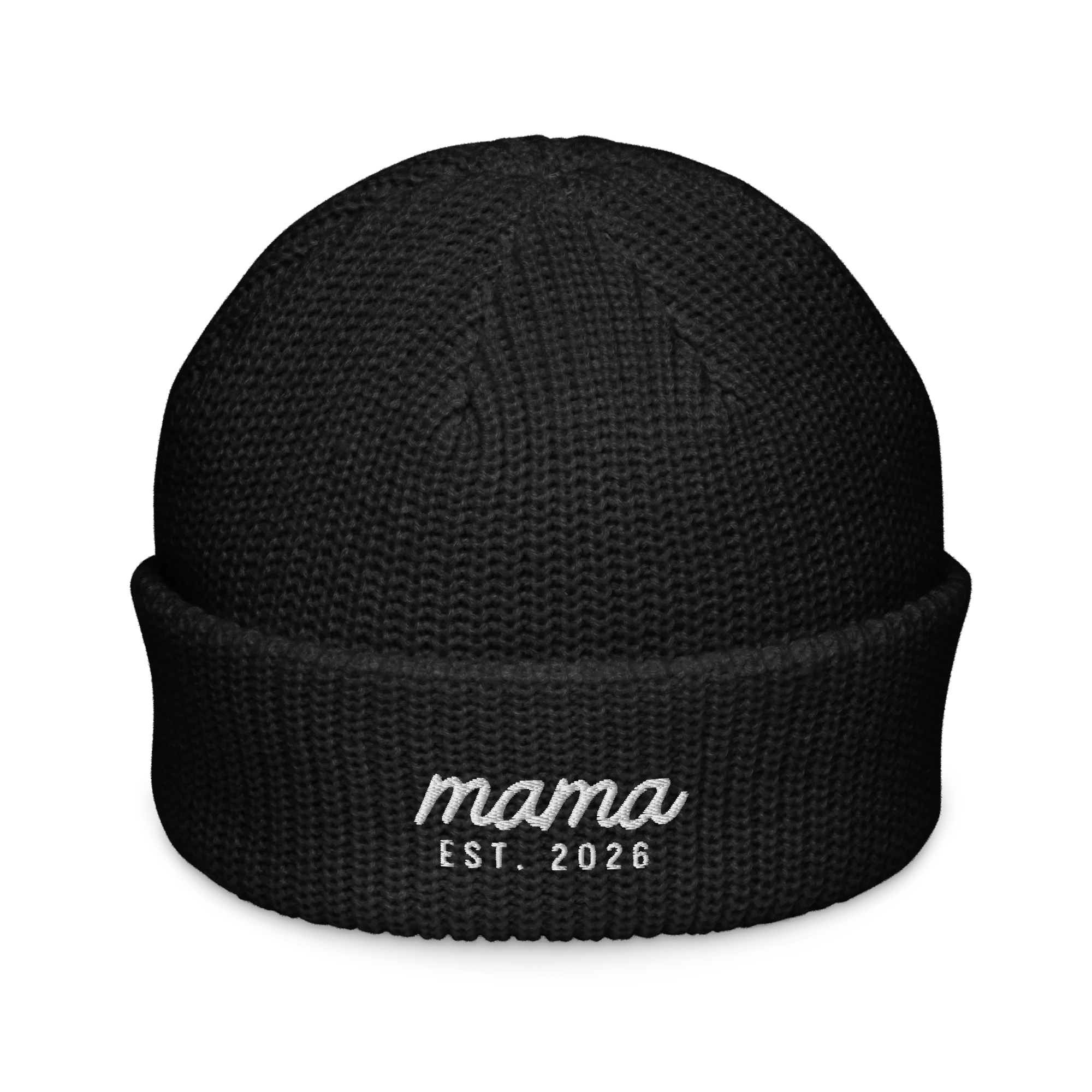 CUSTOM Mama Year Embroidered Cable Beanie - Image 10