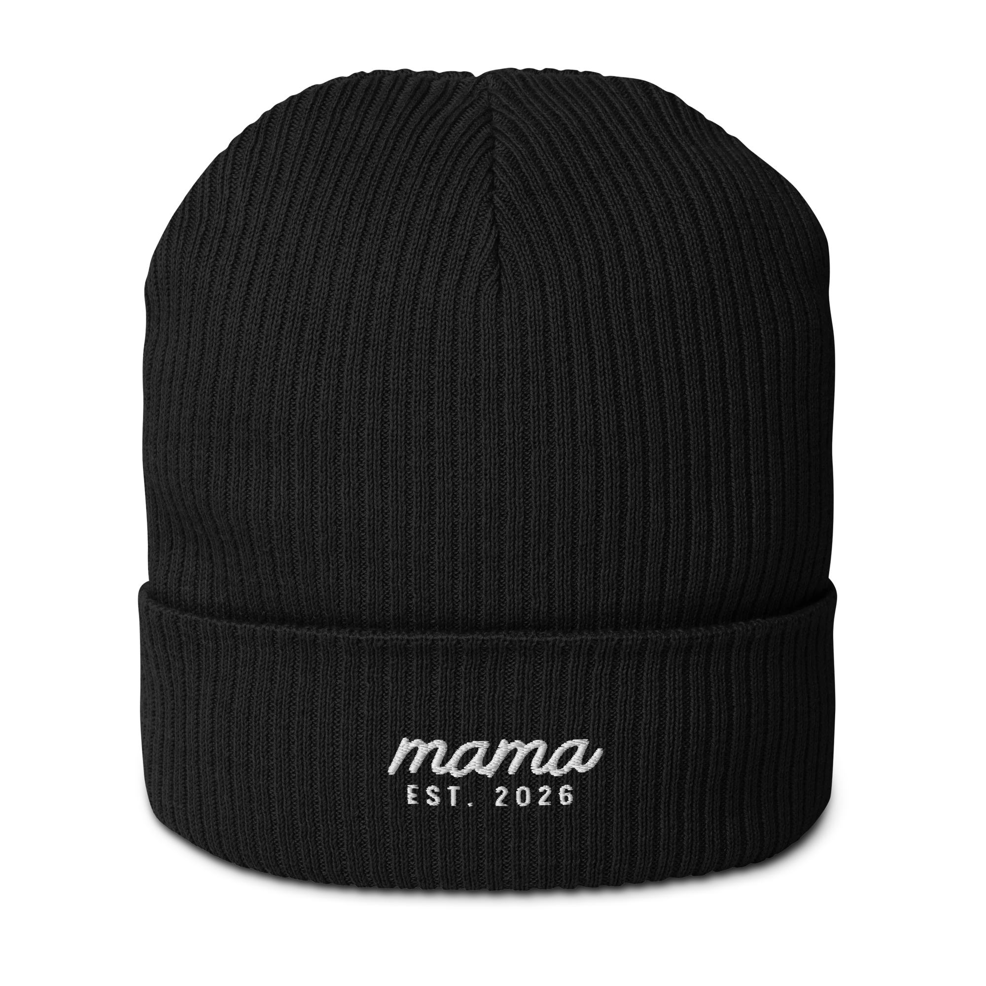 CUSTOM Mama Year Embroidered Organic Ribbed Beanie - Image 11