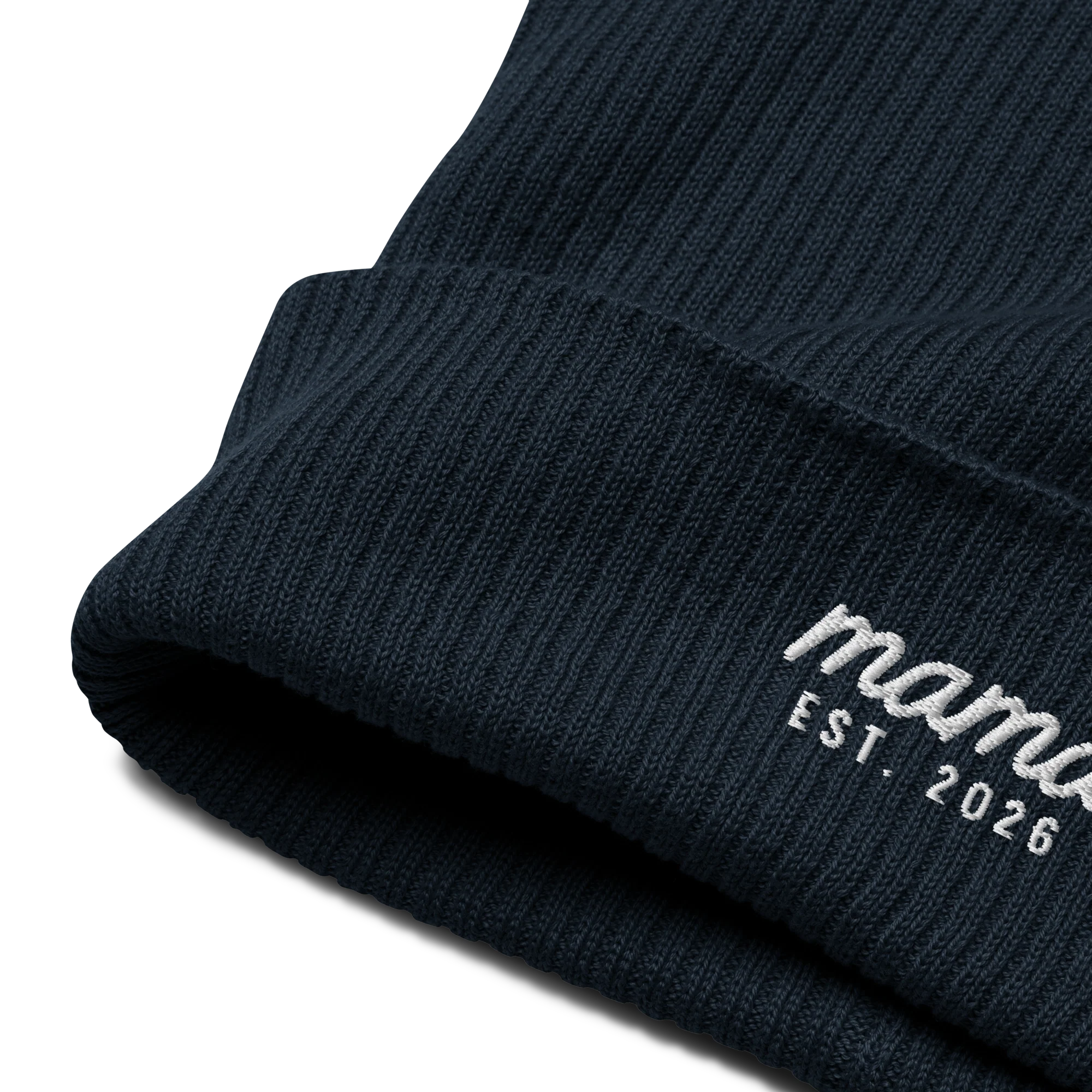 CUSTOM Mama Year Embroidered Organic Ribbed Beanie - Image 5