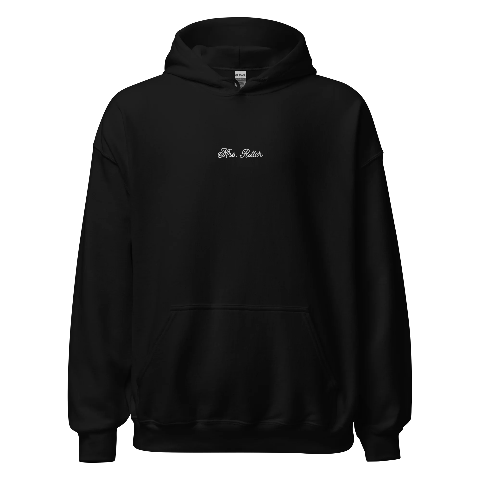 CUSTOM Mrs. Surname Embroidered Bride Hoodie - Image 4