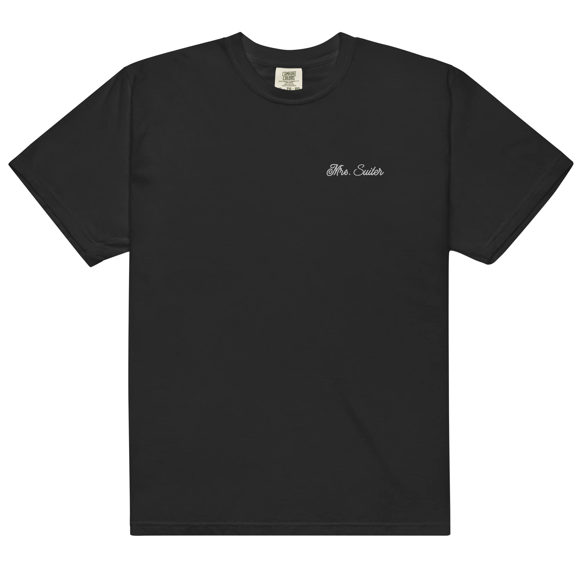 CUSTOM Mrs. Surname Embroidered Bride Classic T-Shirt - Image 11