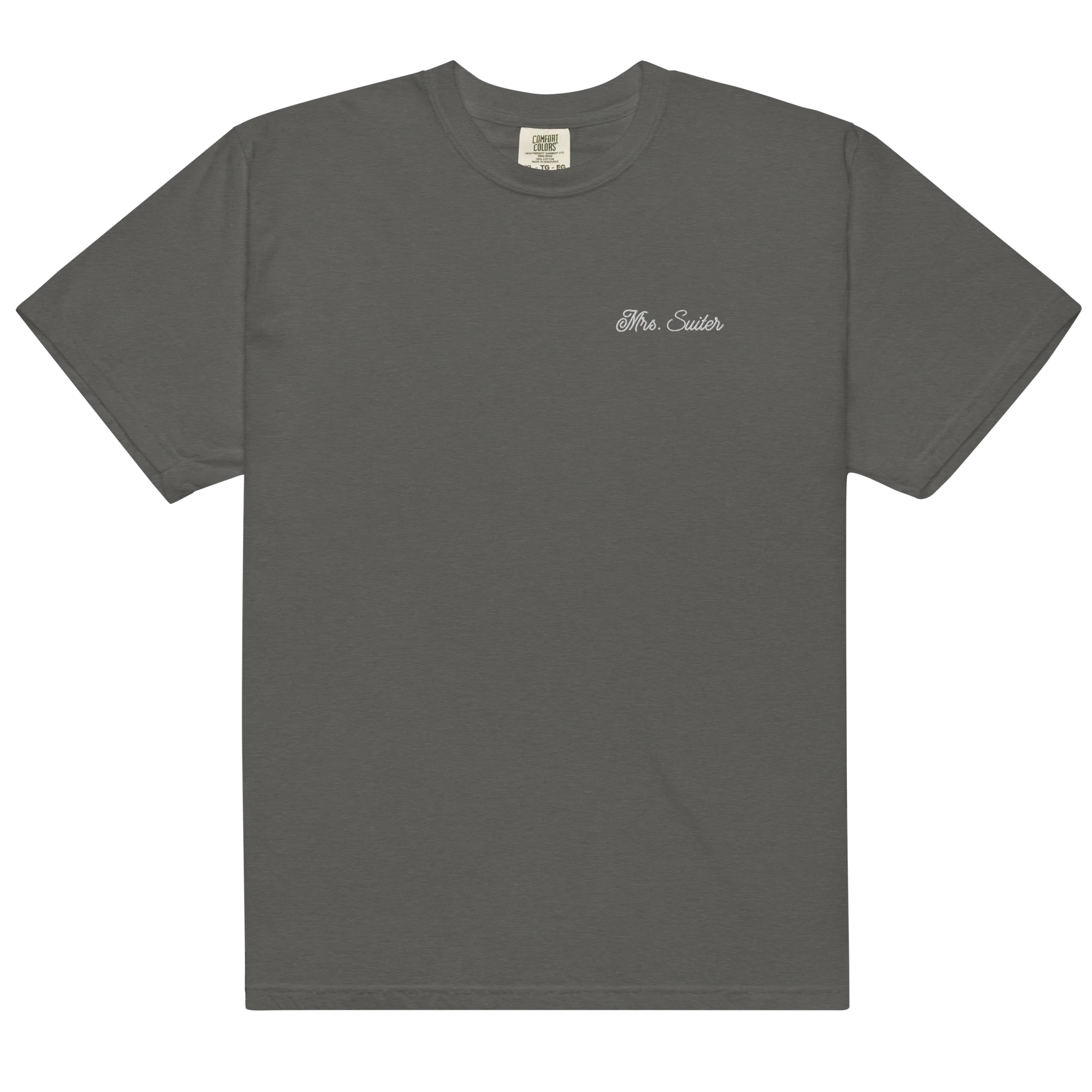 CUSTOM Mrs. Surname Embroidered Bride Classic T-Shirt - Image 14