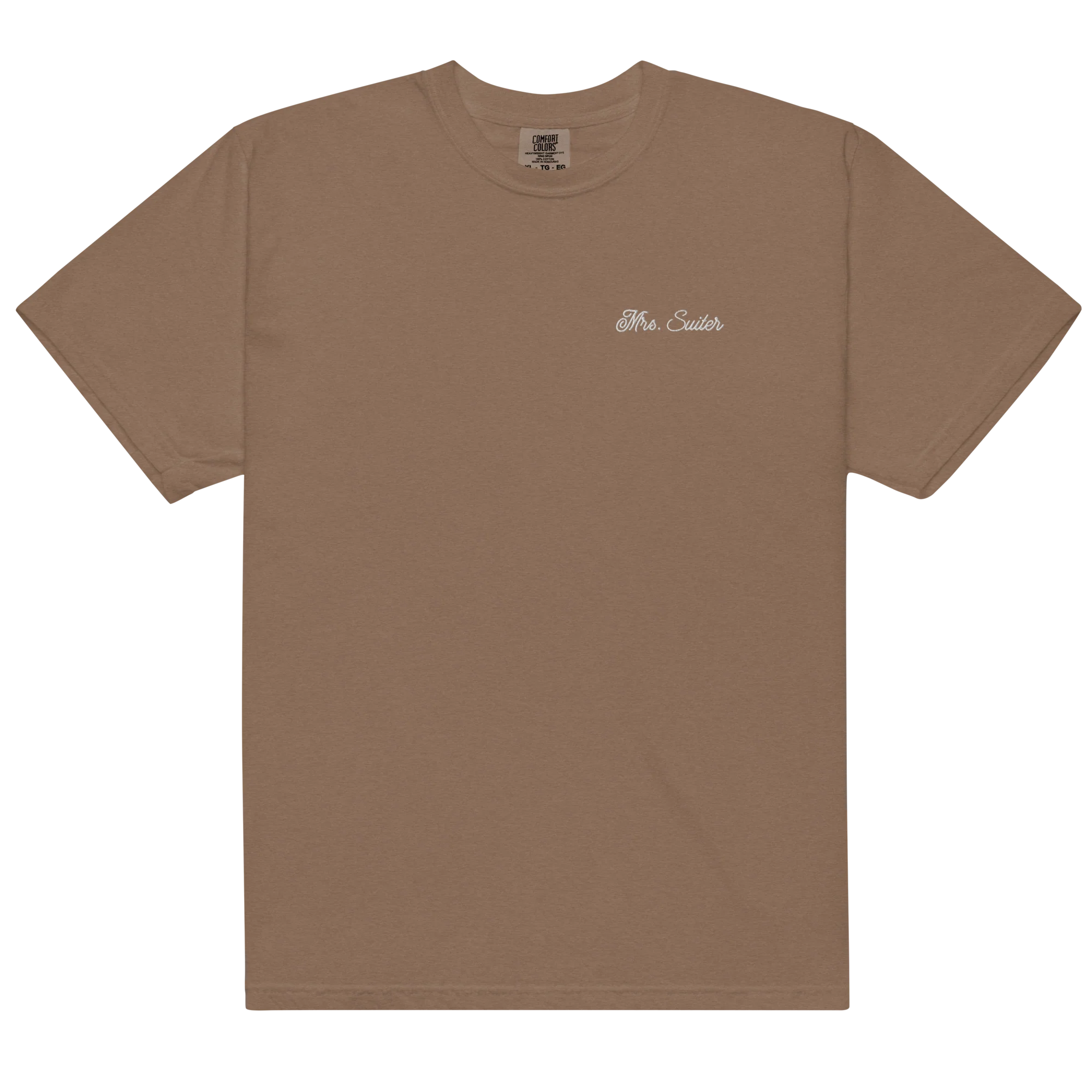 CUSTOM Mrs. Surname Embroidered Bride Classic T-Shirt - Image 7