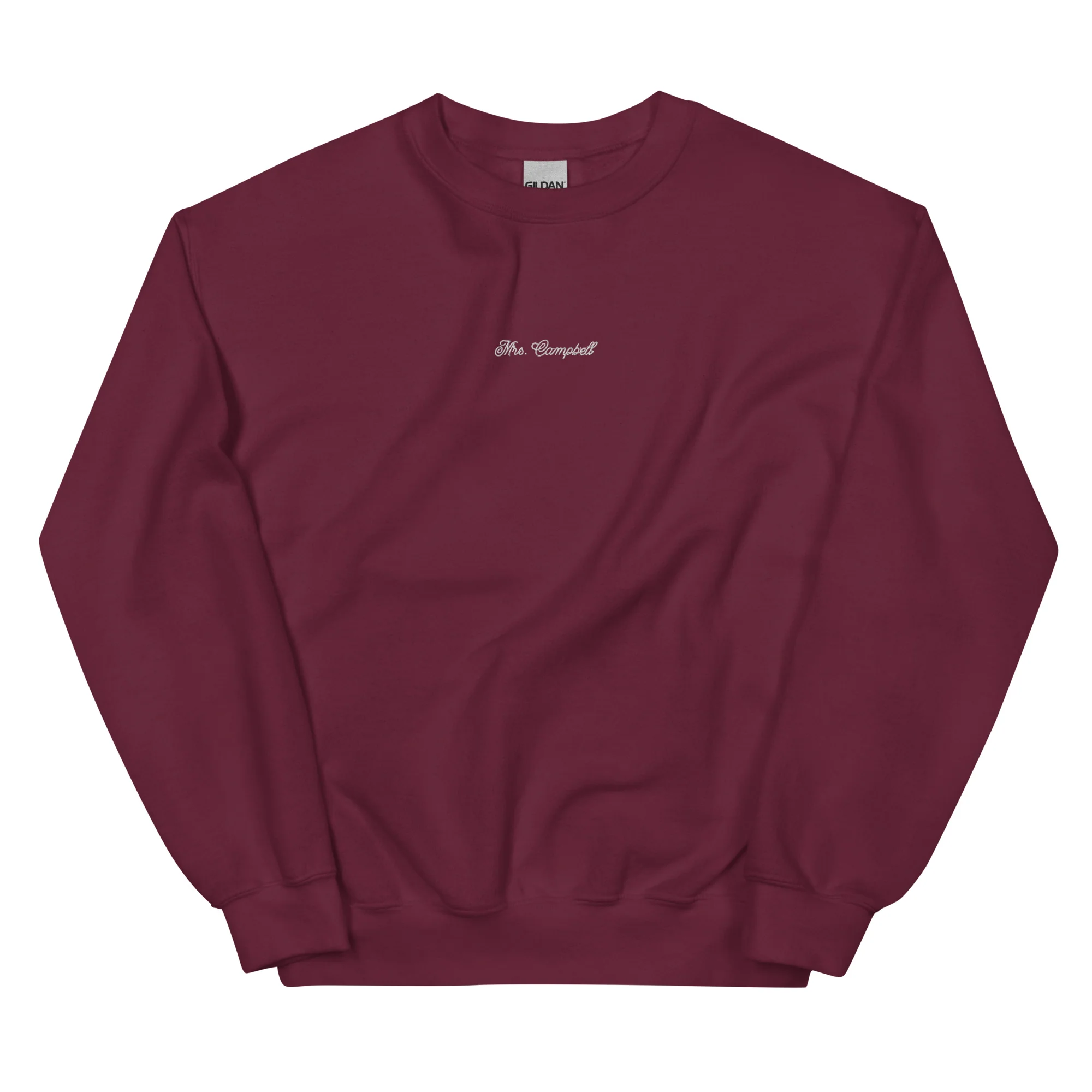 CUSTOM Mrs. Surname Embroidered Bride Sweatshirt - Image 10