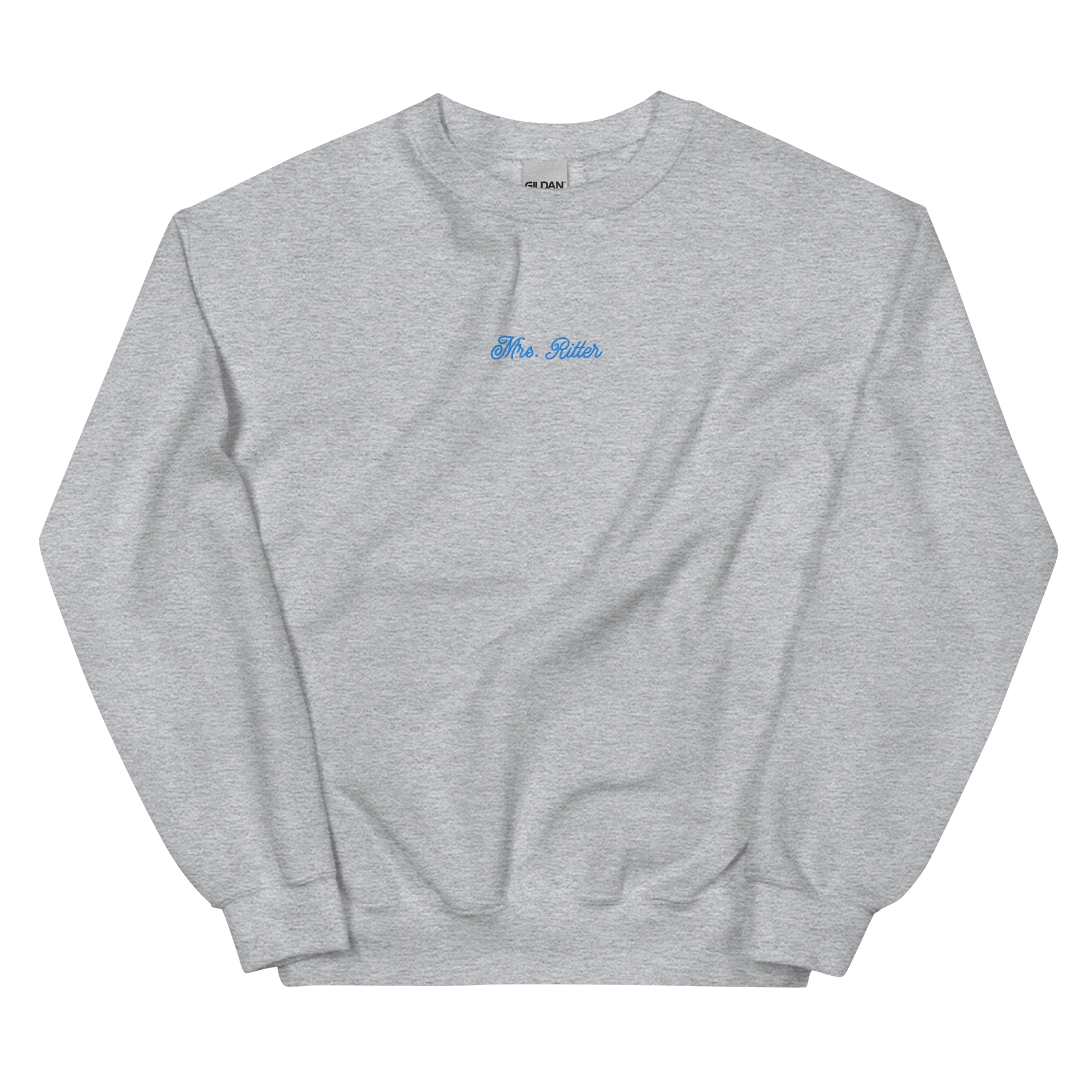 CUSTOM Mrs. Surname Embroidered Bride Sweatshirt - Image 4