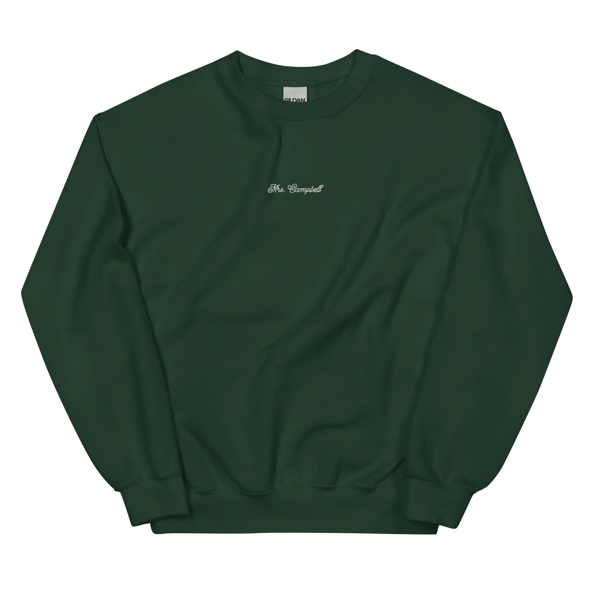 CUSTOM Mrs. Surname Embroidered Bride Sweatshirt - Image 9