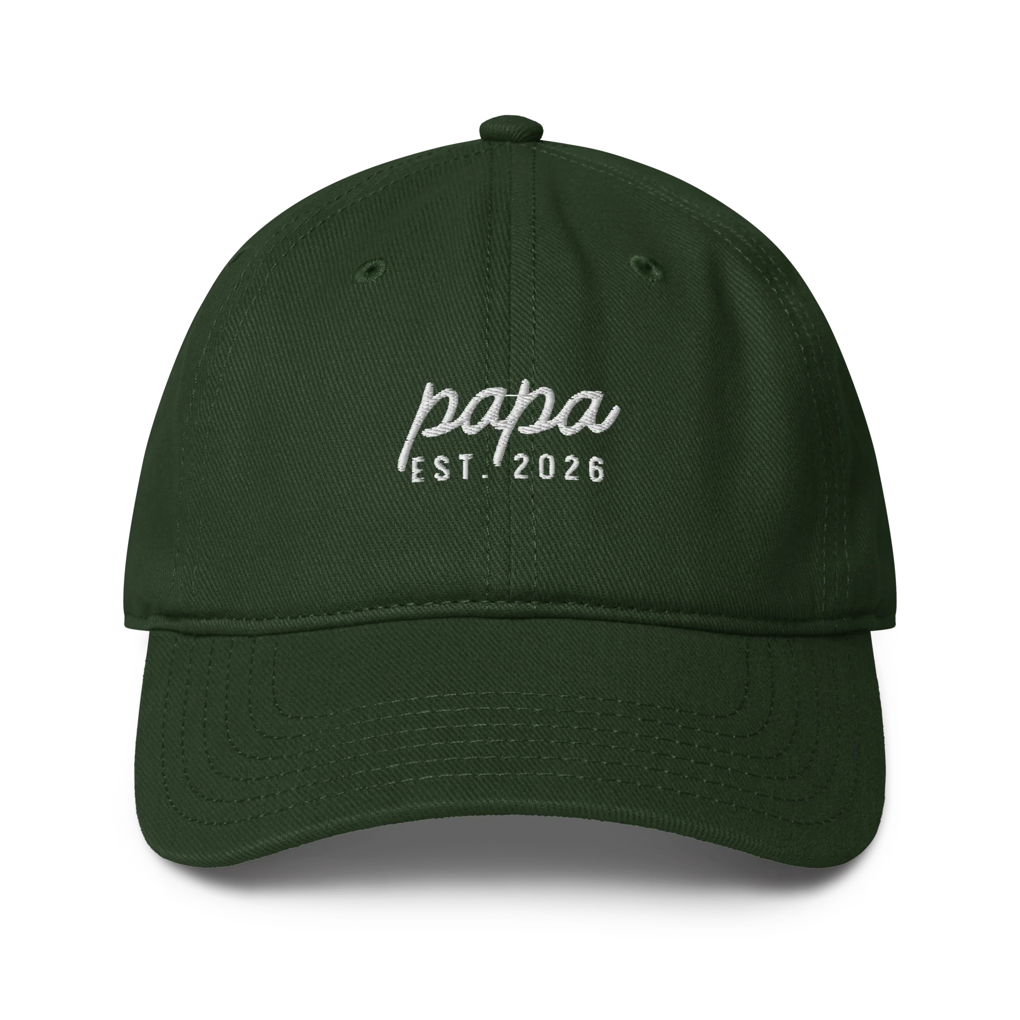 CUSTOM Papa Year Embroidered Baseball Cap - Image 3
